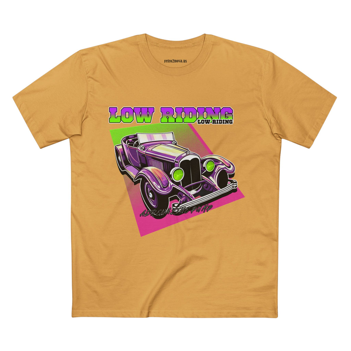 Retro Car Vintage Graphic Tee Staple Unisex 100 Cotton Tee Shirt - RC-9