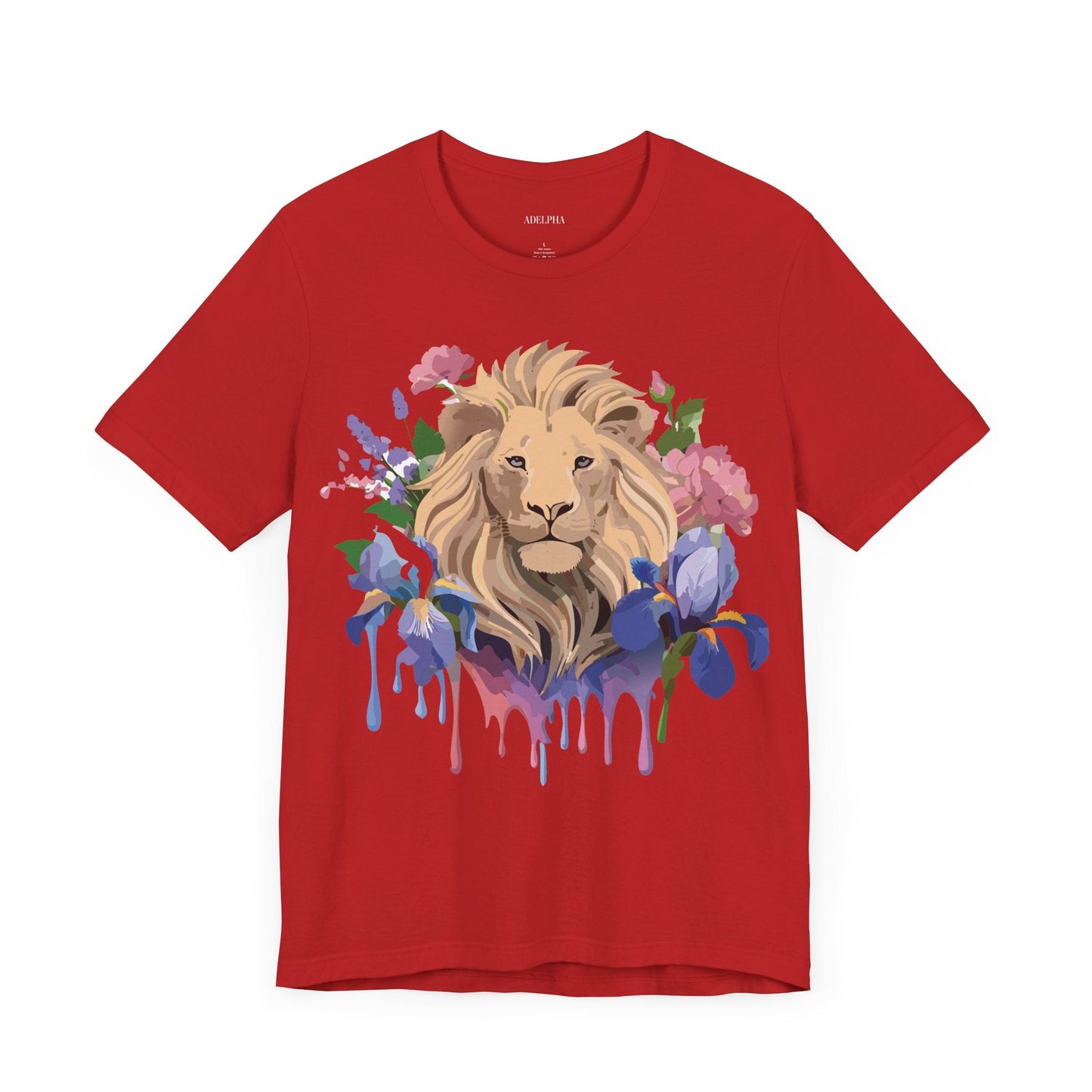 Lion Graphic Unisex 100 Cotton Vintage Animal Artwork Tee 6