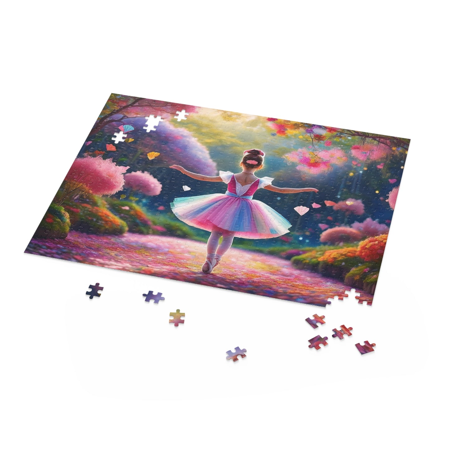 Ballerina Puzzle 500-Chipboard Pieces in Box | Kids Puzzles Size: 16" x 20",  Ages 9+ and Family pn19