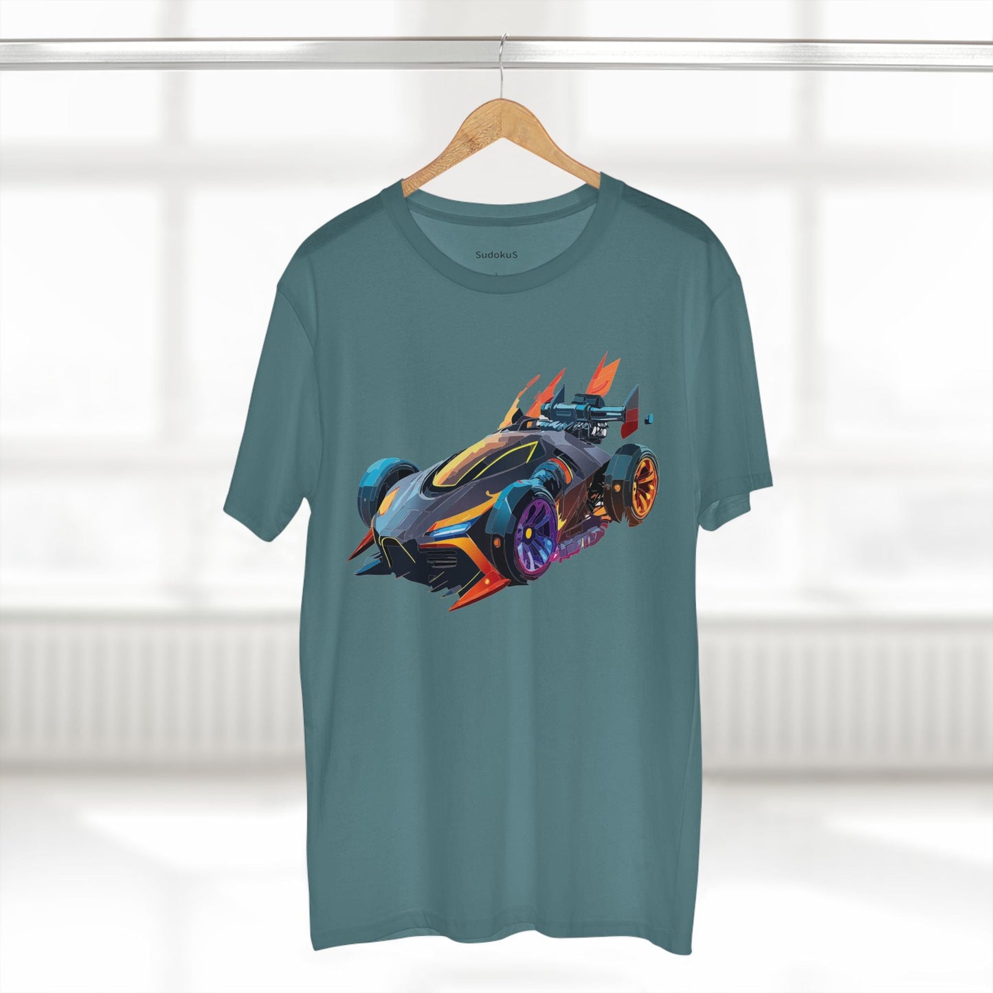 Car Graphic Unisex 100 Cotton Staple Tee 14
