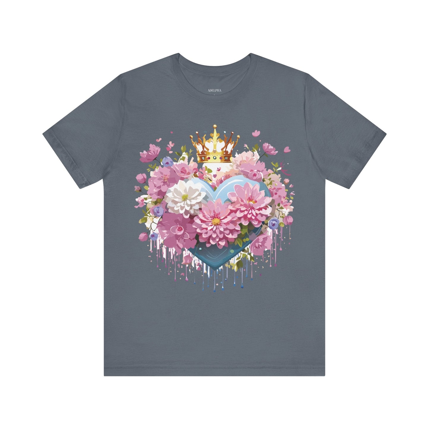 Valentine Graphic T Shirt Unisex Adelpha Vintage Inspired Artwork Tee Premium Short Sleeve