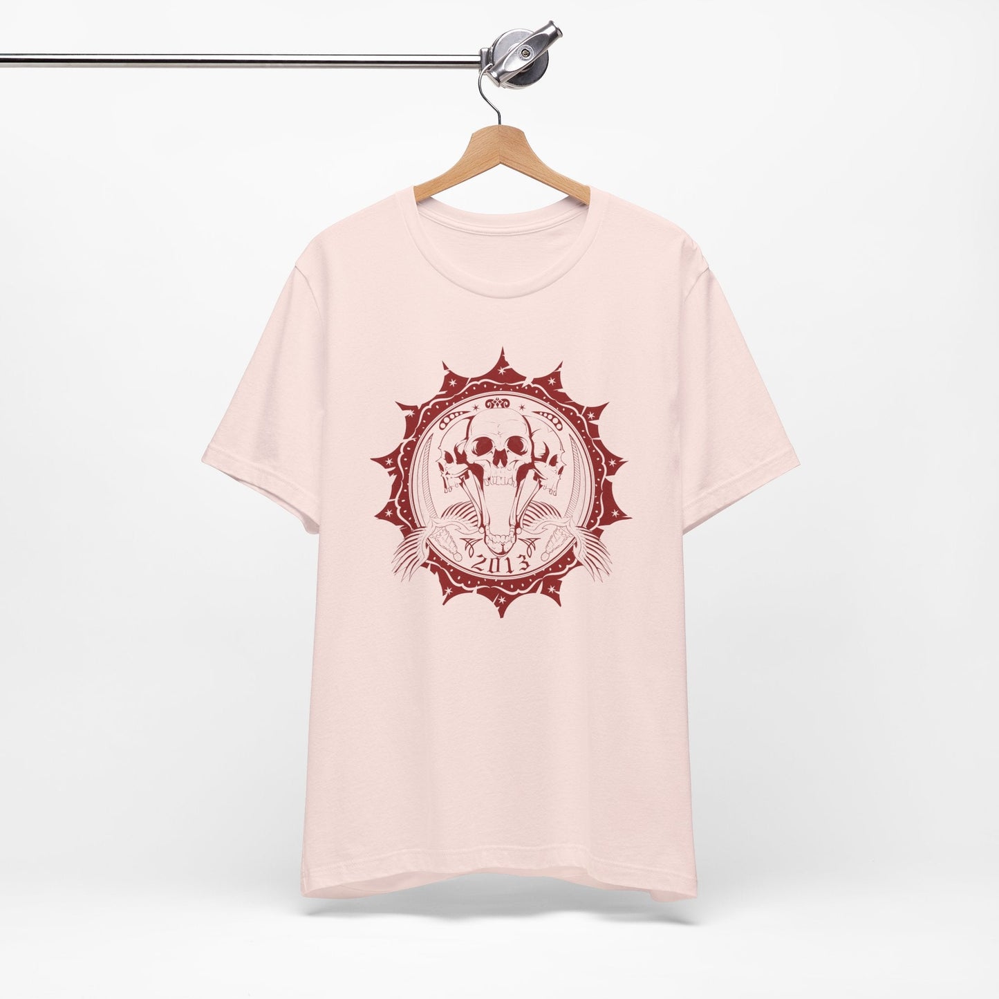 Skull Elephant Mandala Tee Boho Skull Graphic Shirt Art-51