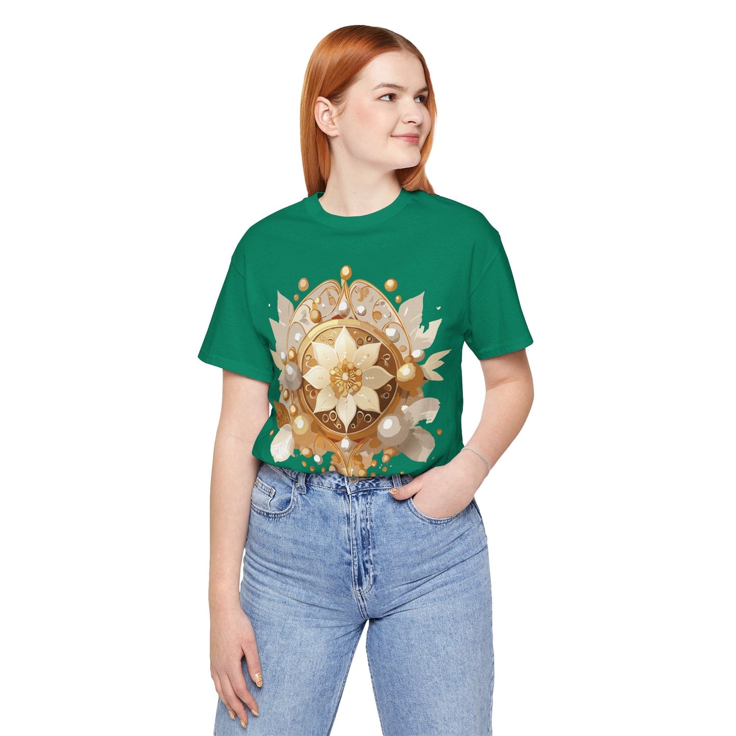Jewelry Graphic Unisex 100 Cotton Vintage Treasure Art T-Shirt 47