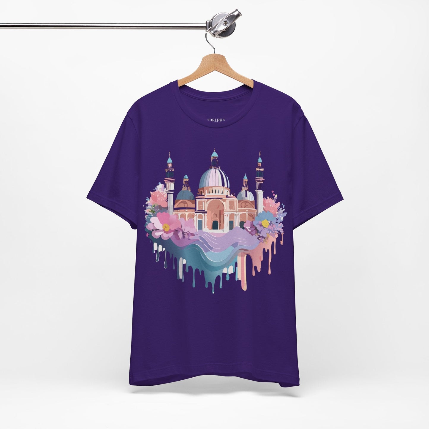Venice Tourist Shirt Graphic Tee Unisex Jersey Short Sleeve Casual Wear Adelpha Artwork
