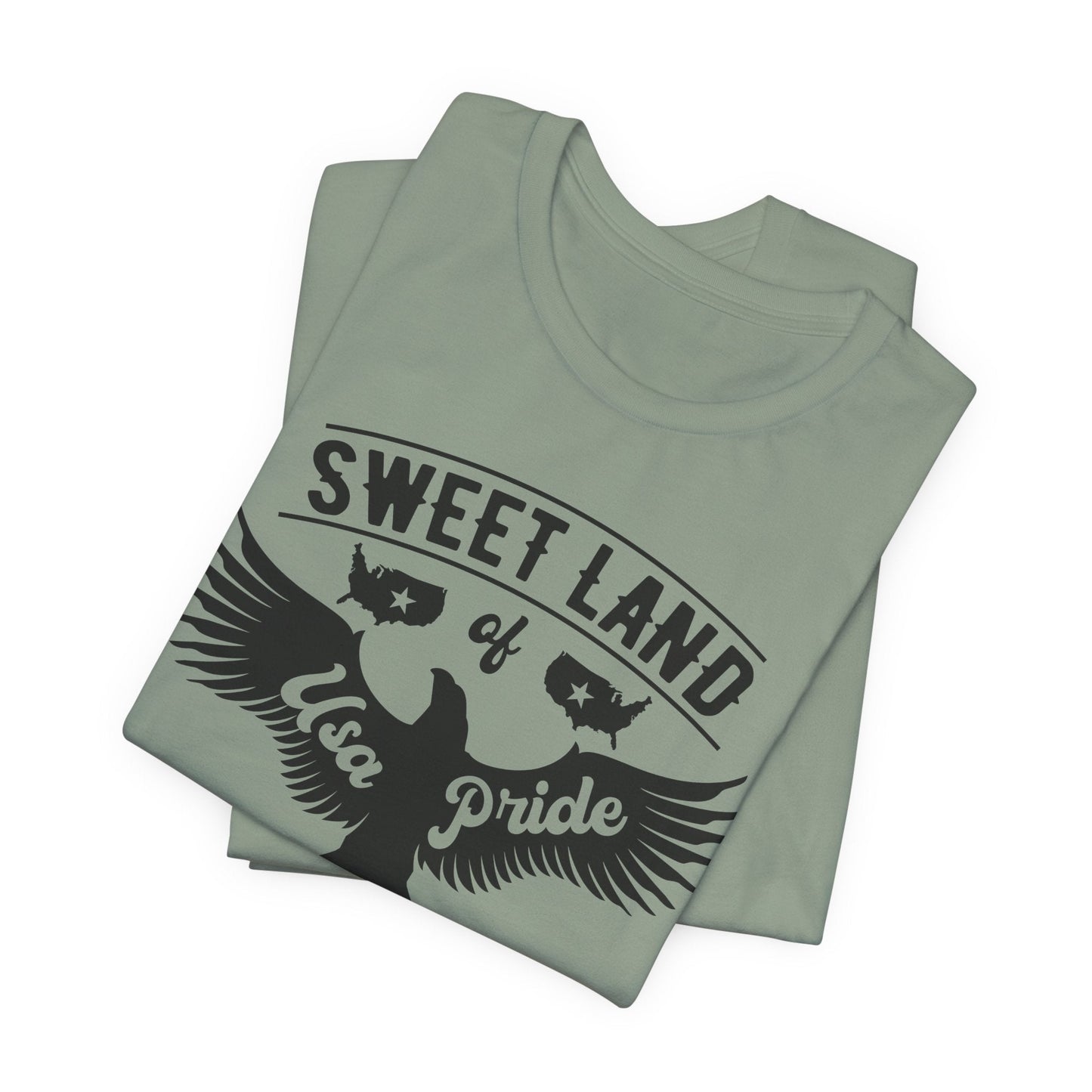 Liberty Eagle Graphic Unisex Cotton T-Shirt a4