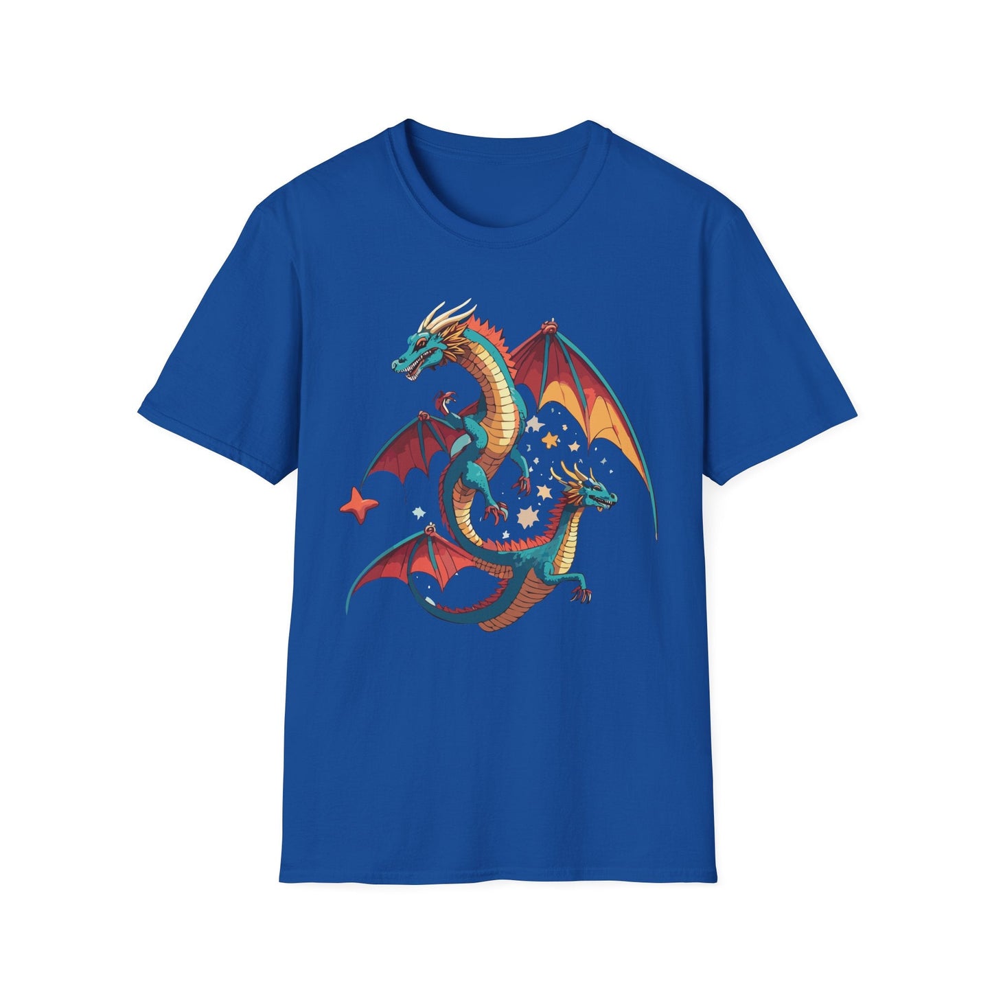 Dragon Graphic Unisex 100 Cotton Tee with Animal Artwork Design 14
