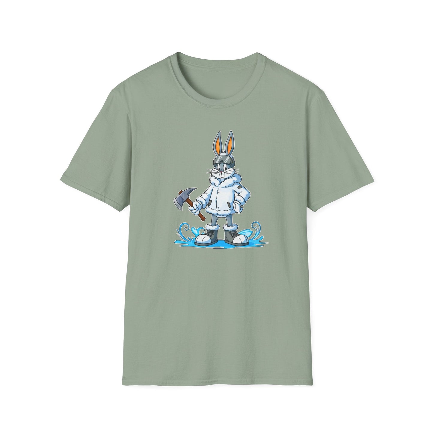 Bugs Bunny T Shirt Unisex Cartoon Animation Graphic Tee Softstyle Short Sleeve By Gildan 64000