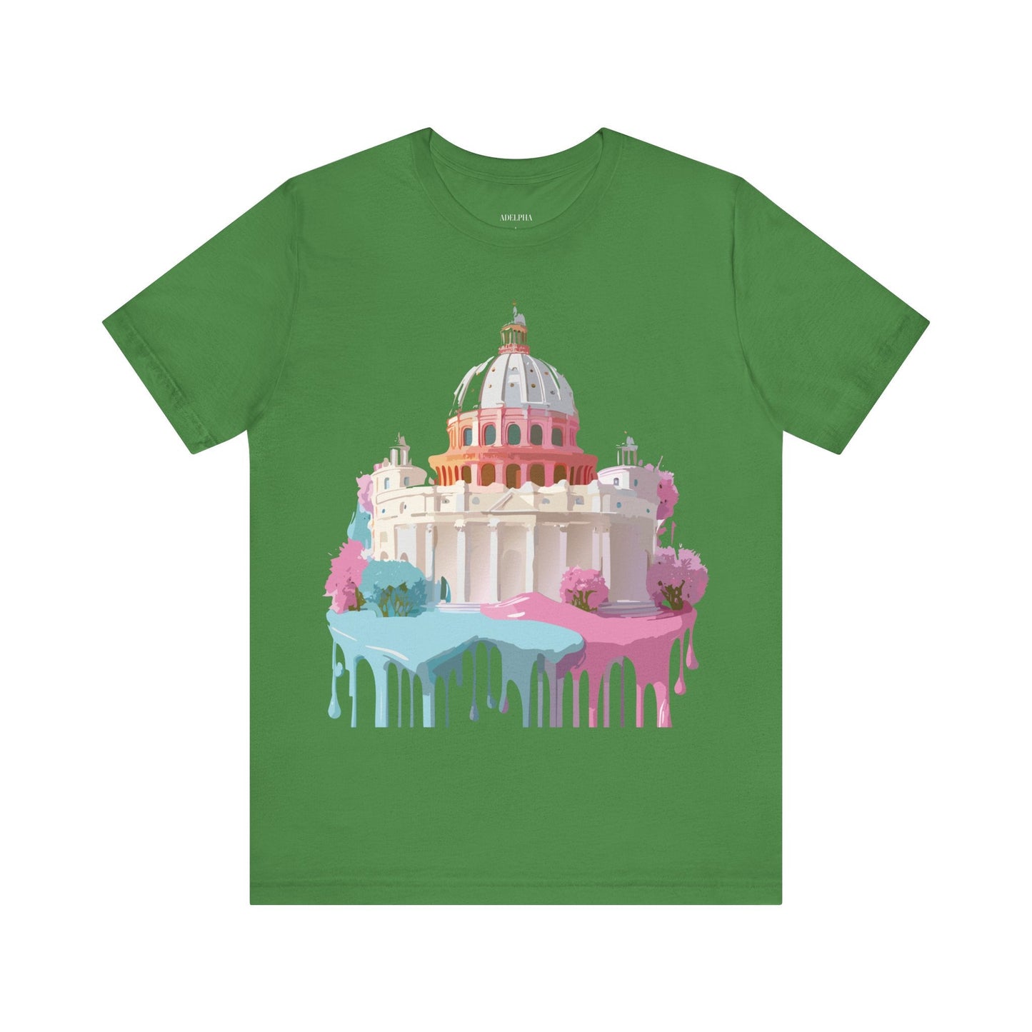 Unisex Graphic Tee With Rome Artwork By Adelpha Vintage Inspired Short Sleeve Shirt