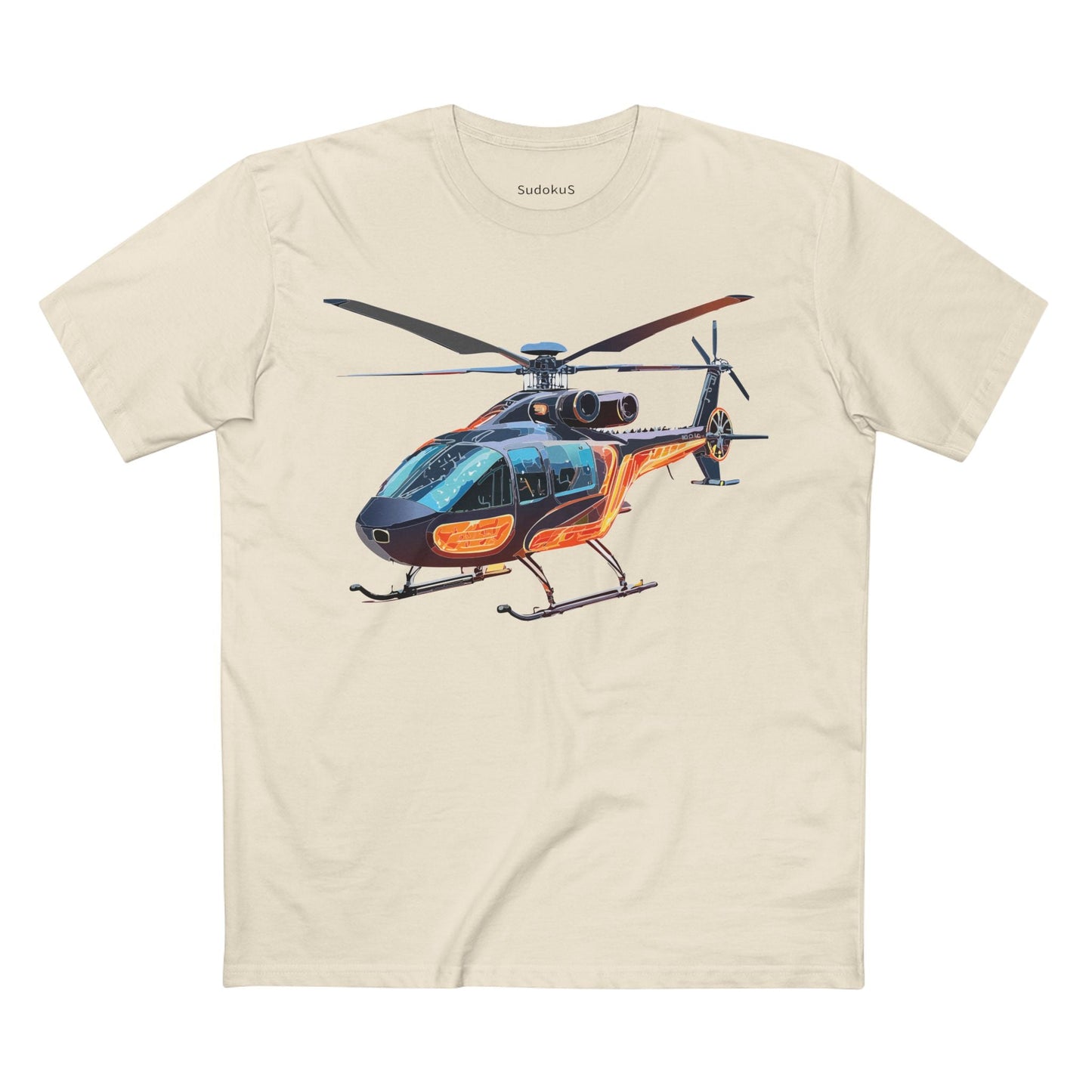 Chopper Graphic Unisex 100 Cotton Staple Tee 7