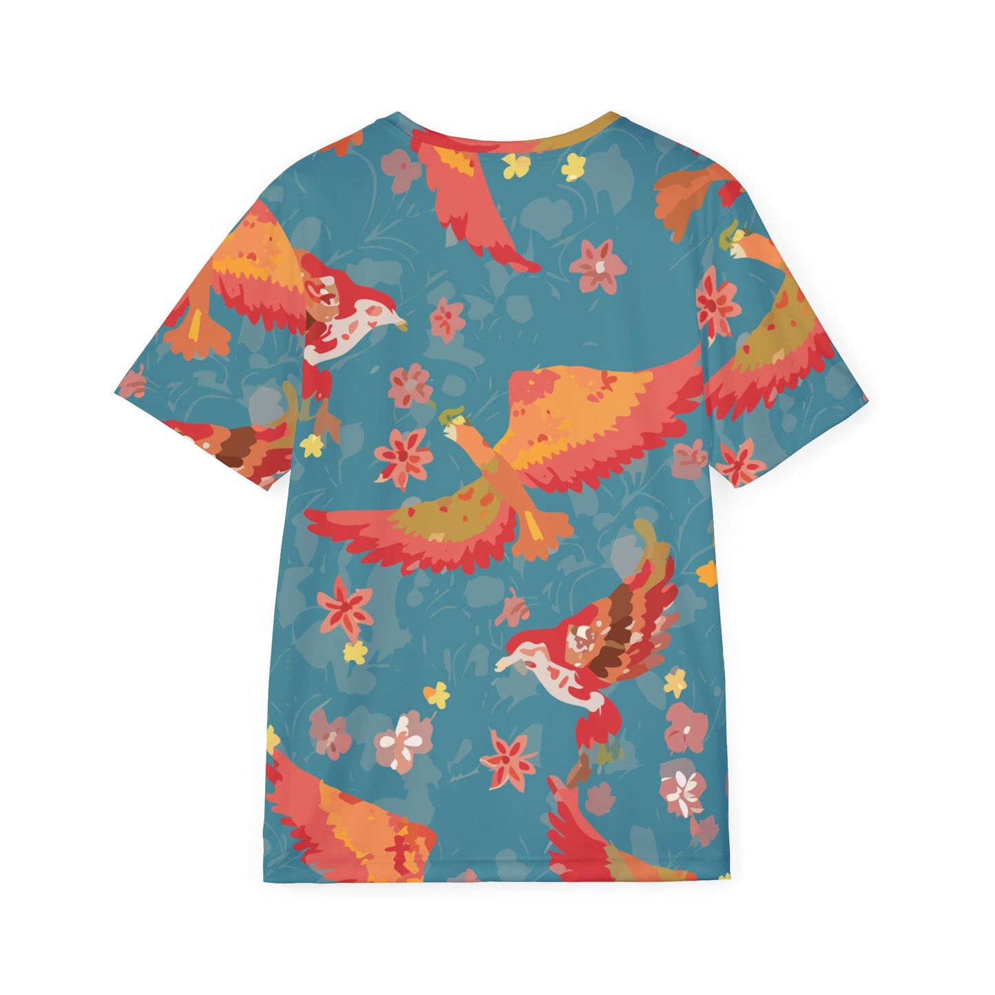 男女通用抽象圖案襯衫，抽像印花襯衫