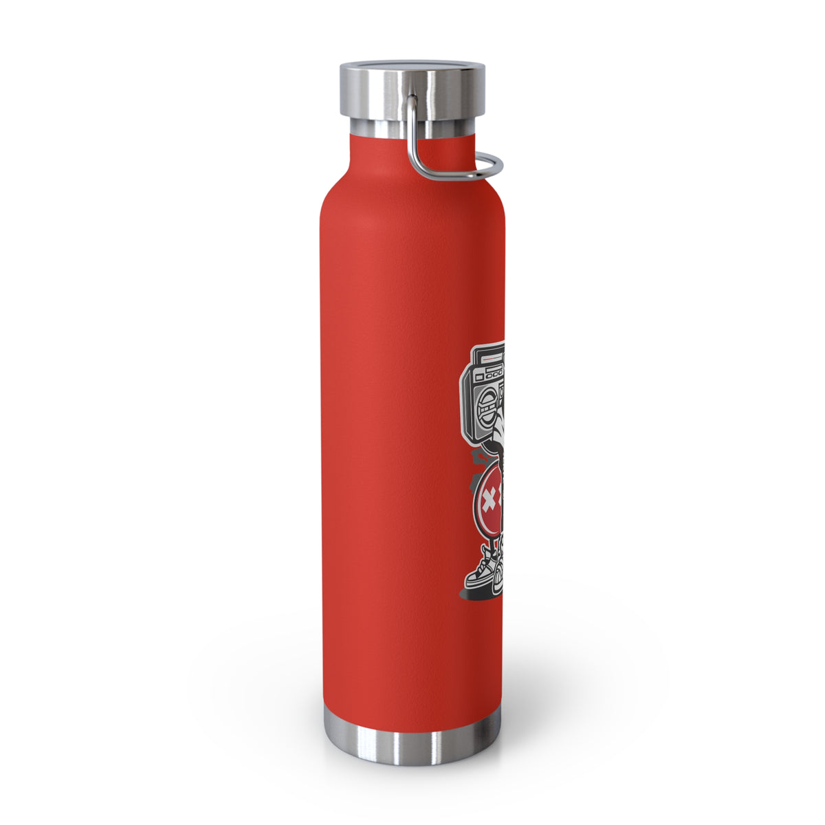 22oz Copper Insulated Water Bottle with Cartoon Design - CV14