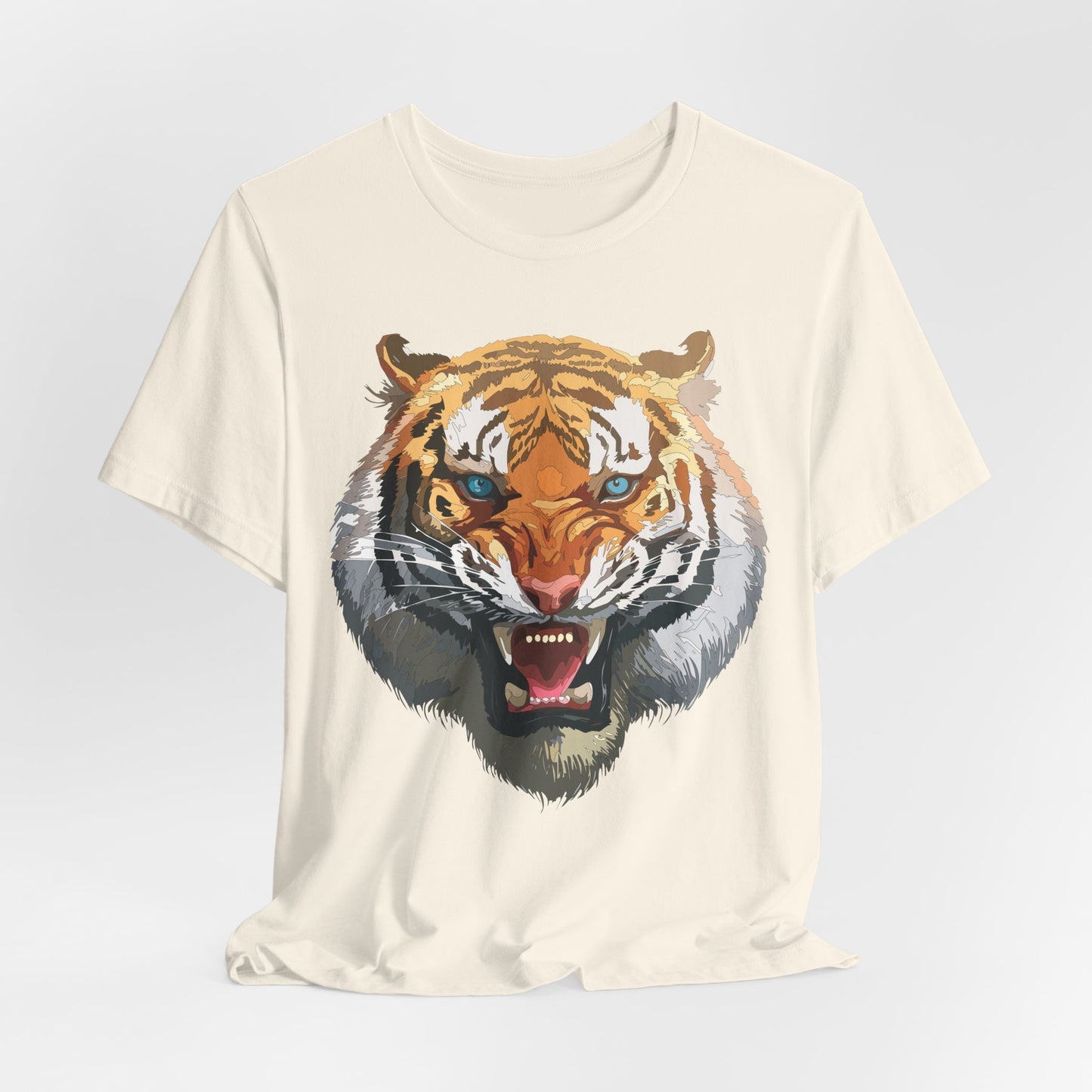 Tiger Shirt, Animal Shirt, T-Shirt with Tiger, Art Design Tee, Wild Animals Tees, Safari T-Shirt, Graphic Design Tee 15