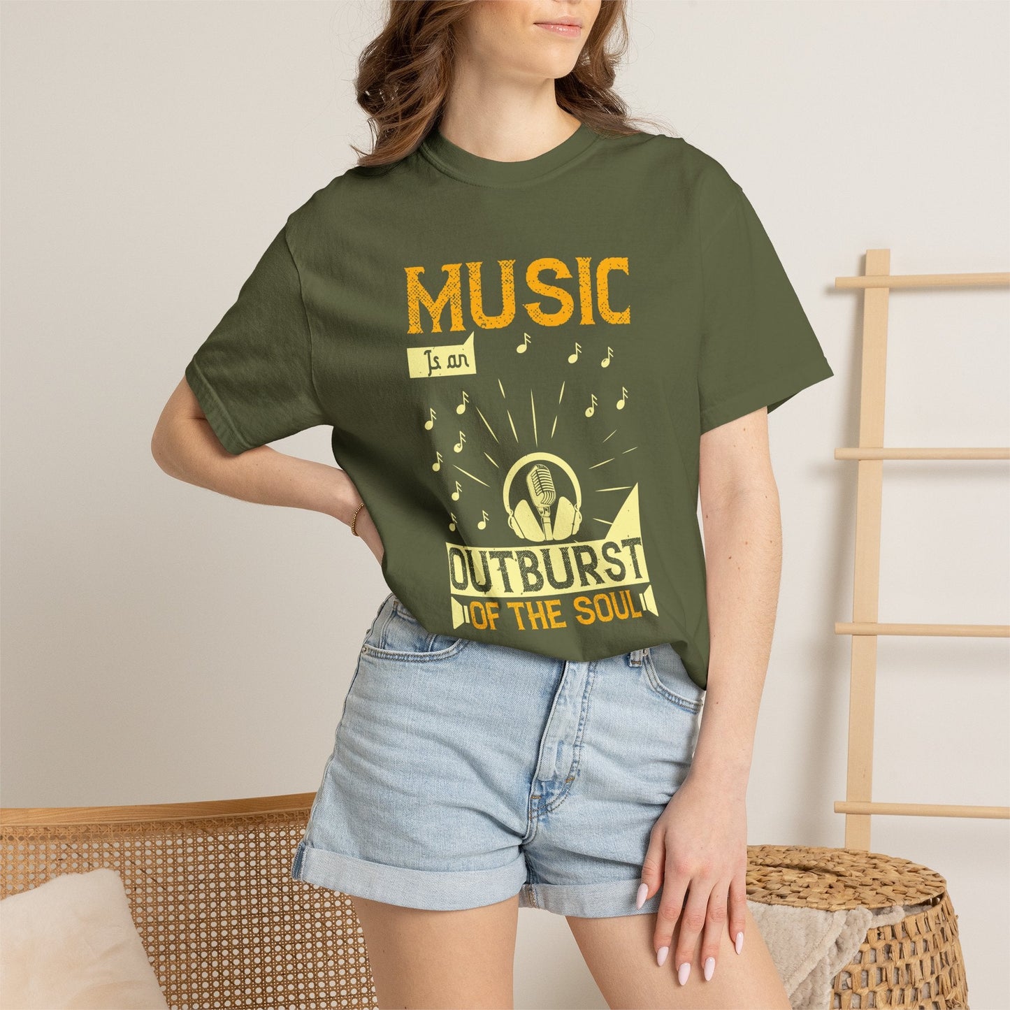 Music Graphic Design Unisex Cotton T-shirt m27