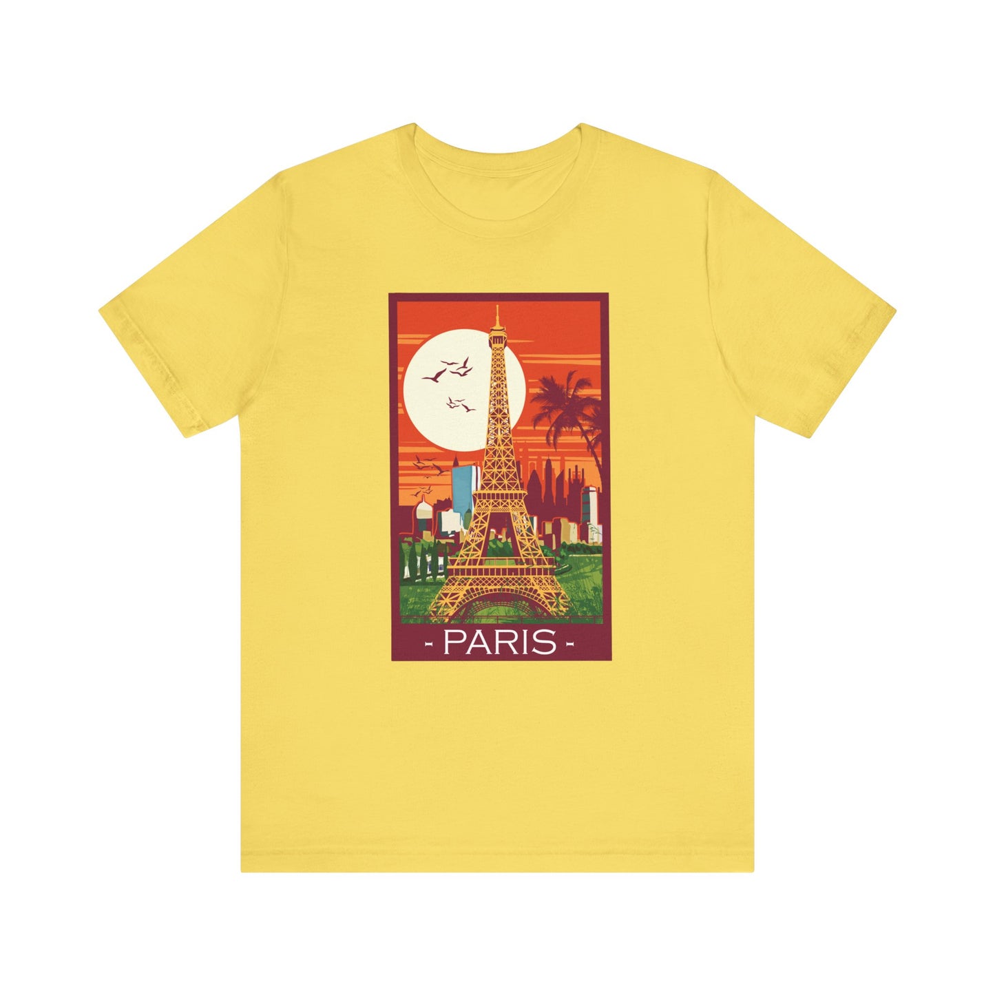 Retro Poster Paris Graphic Design Tee, Paris Shirt, Vintage Tees, Art Design T-Shirt, Graphic Tee, Retro Art Shirts