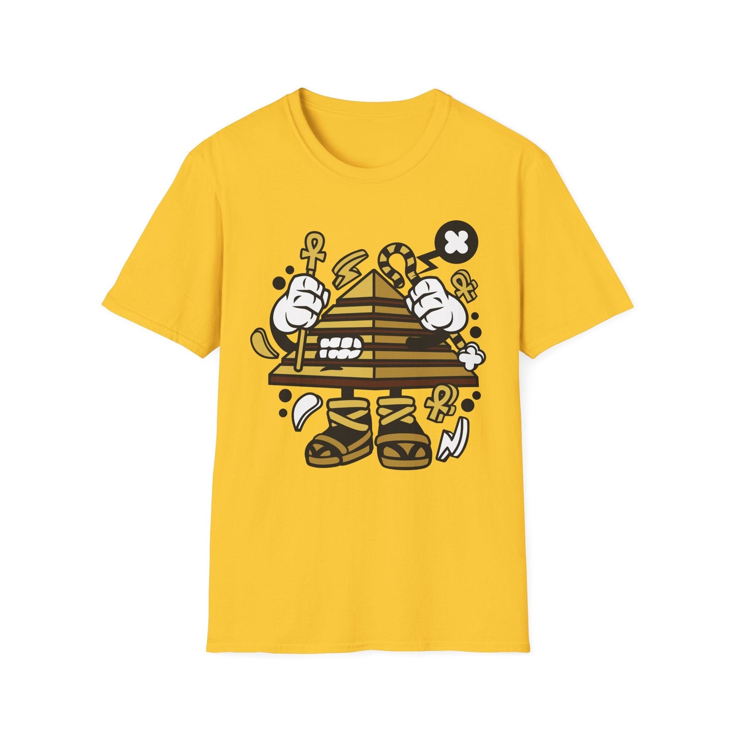 Cartoon T Shirt Animation T Shirt Funny Tee Shirt Short Sleeve Unisex Gildan Softstyle 64000 Cotton