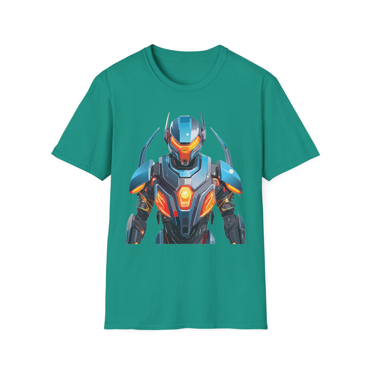 Cortoon Cyborg  Robot Terminator Graphic Tee Gildan Unisex 100 Cotton Tee Shirt h08