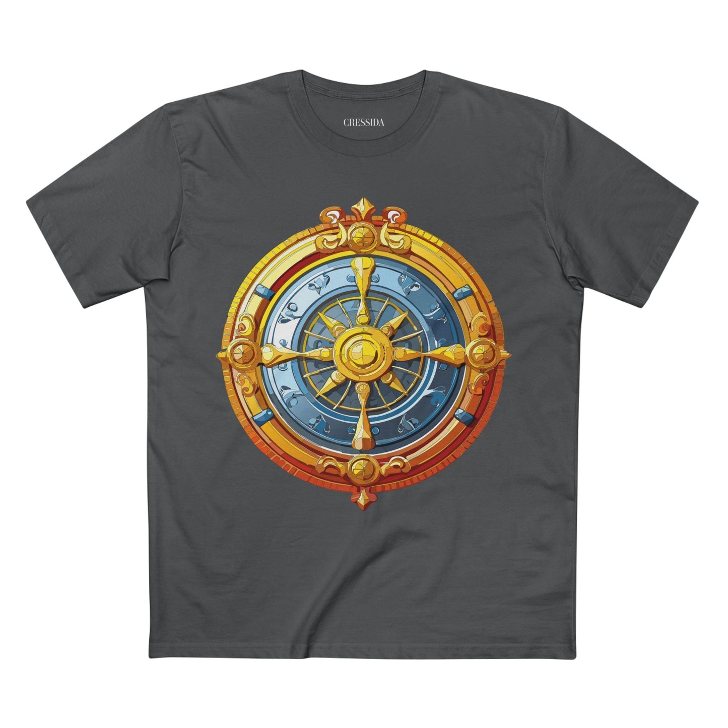 Antique Gold Coin Graphic Design T-Shirt Unisex 100 Cotton With Golden Print Artwork Tee 16