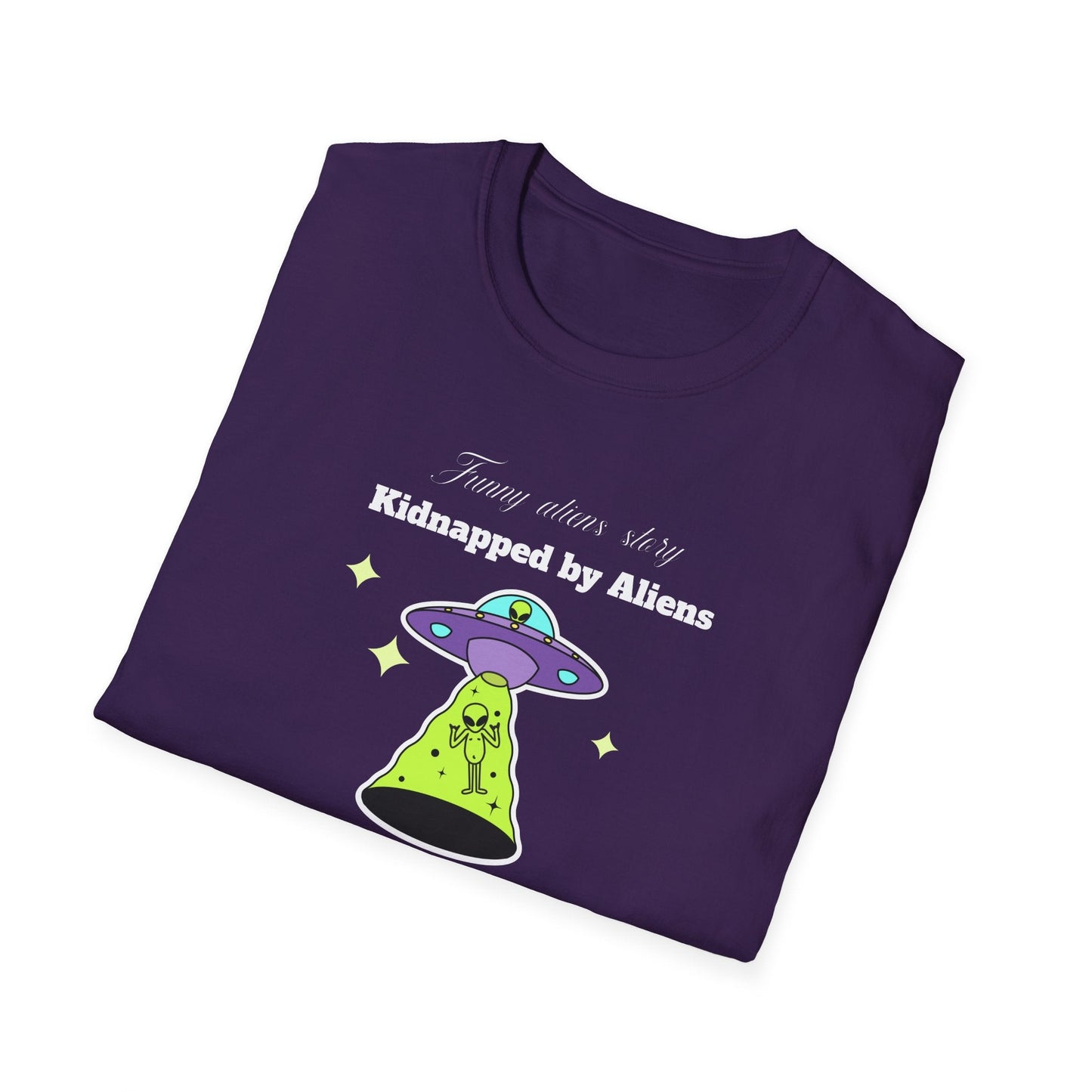 Alien Abduction Graphic Tee  Kidnapped by Aliens Funny UFO Shirt