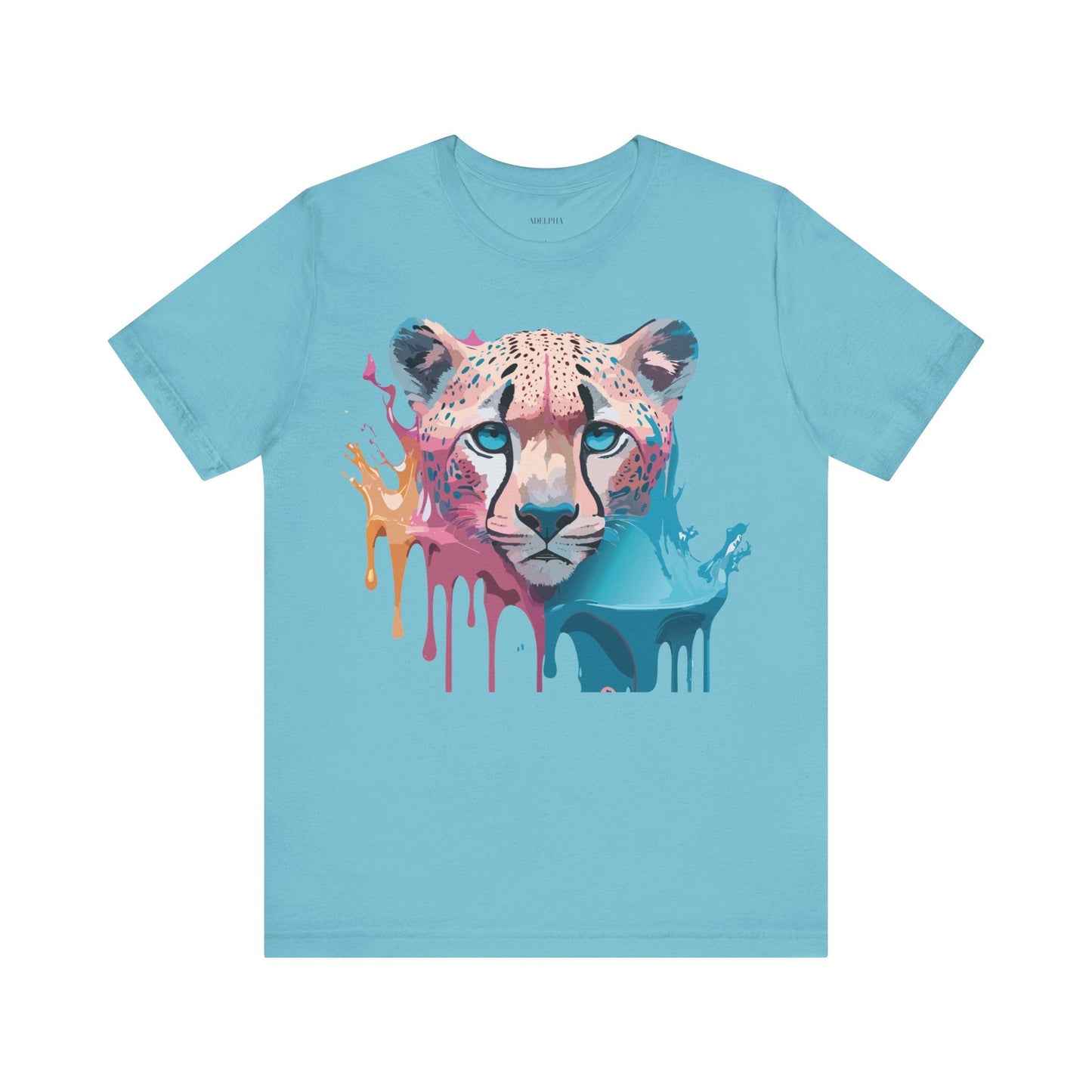 Cheetah Graphic Tee Unisex Jersey Short Sleeve Vintage Inspired Artwork Adelpha