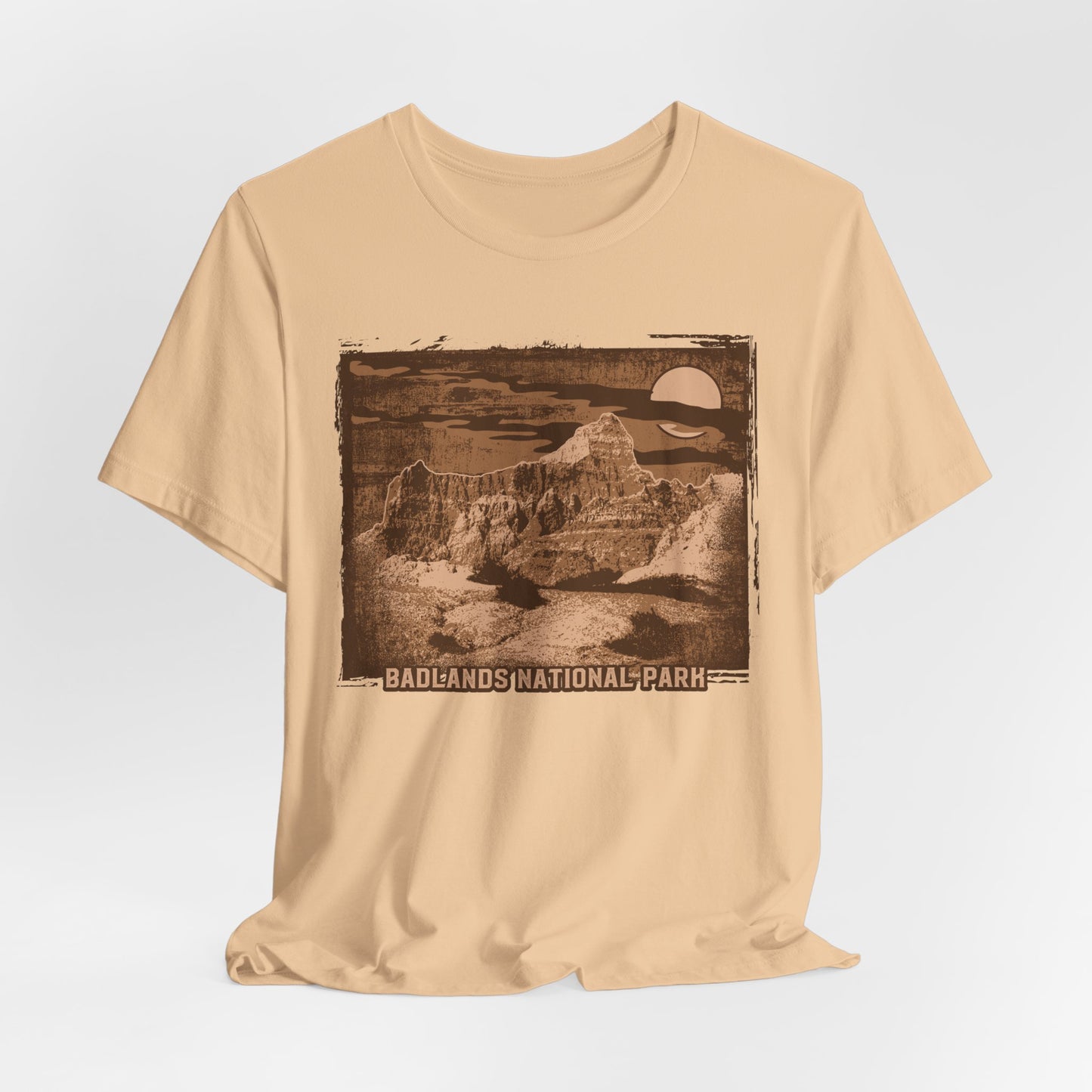 Badlands Retro Poster Graphic Design Tee, Badlands Shirt, Vintage Tees, Art Design T-Shirt, Graphic Tee, Retro Art Shirts