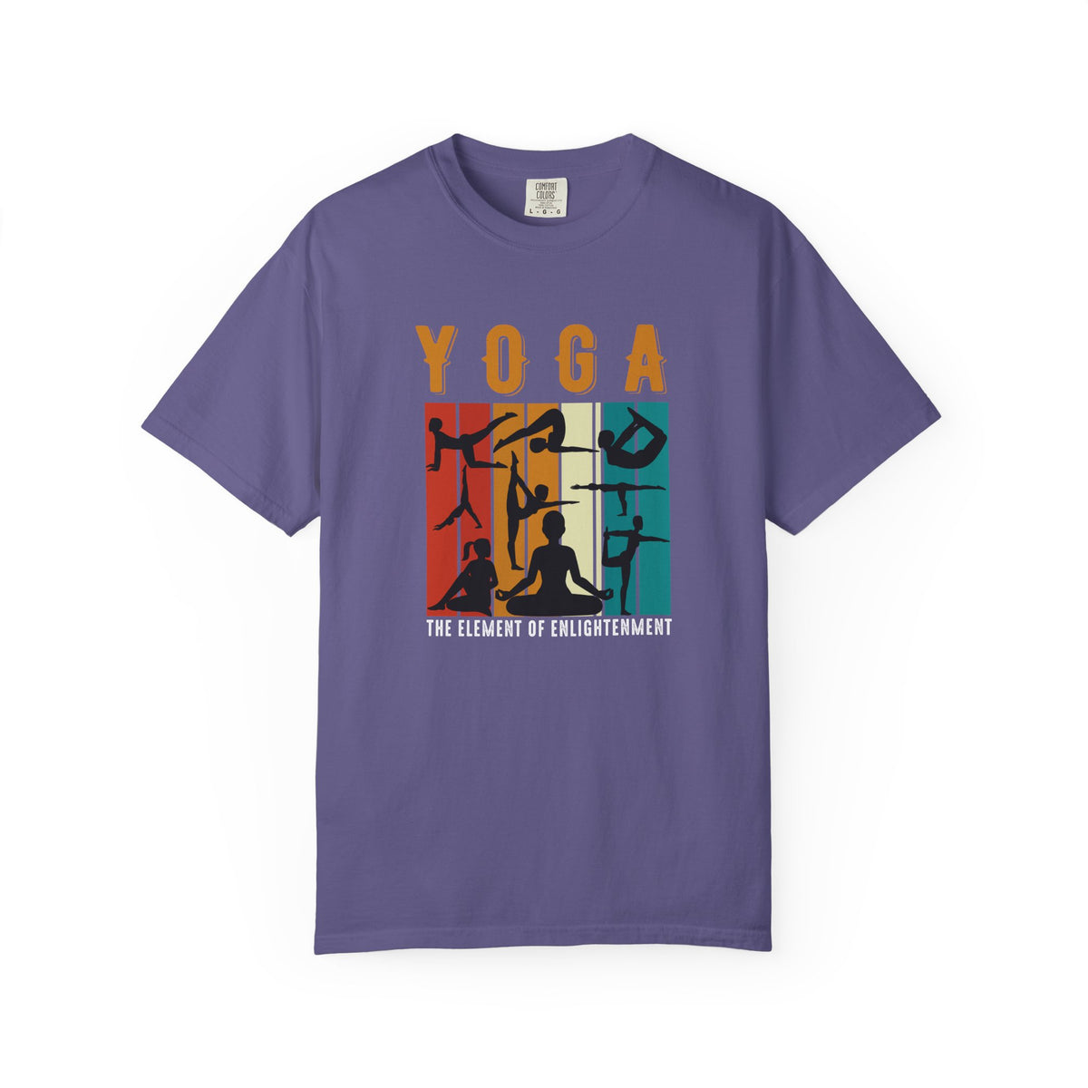 Yoga Lovers Unisex Comfort Colors Garment-Dyed Heavyweight 100 Cotton Art Design T-Shirt w191