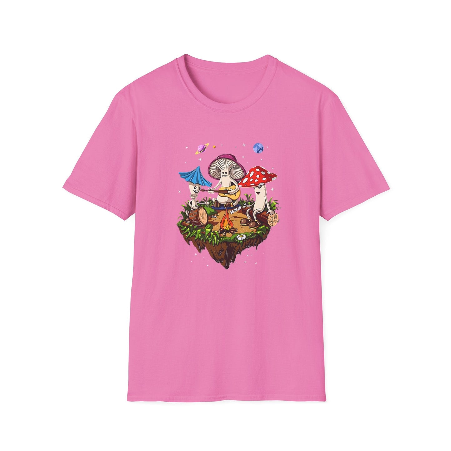 Mashroom Tee Shirt Unisex Funny Mashroom Design Gildan Softstyle 64000 Tee Softstyle Comfort