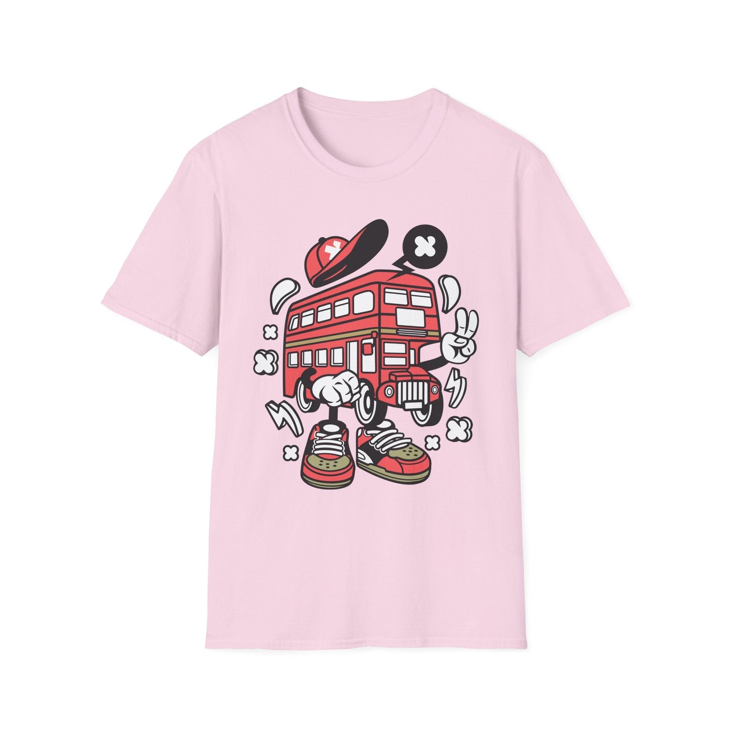 Cartoon Animation T Shirt Funny Tee Unisex Gildan Softstyle 64000 100 Percent Ring Spun Cotton