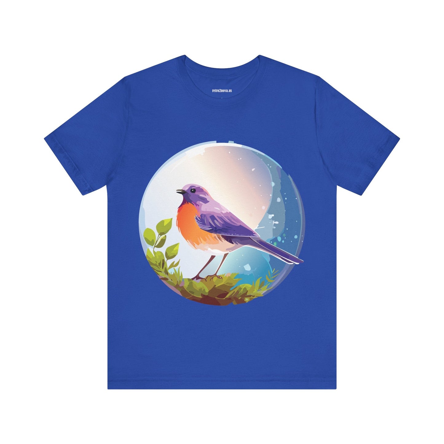 Unisex Animals And Bird Shirt Graphic Cotton T Shirt With Original Retro2Nova Art Premium Short Sleeve Tee
