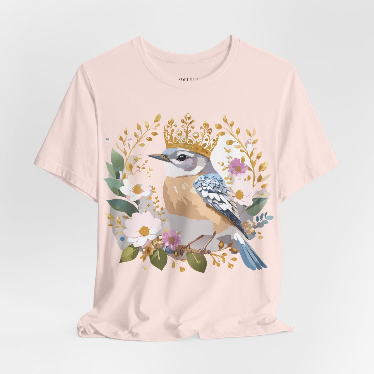 Medallion Graphic Unisex Cotton Bella+Canvas Tee with Art Design d50