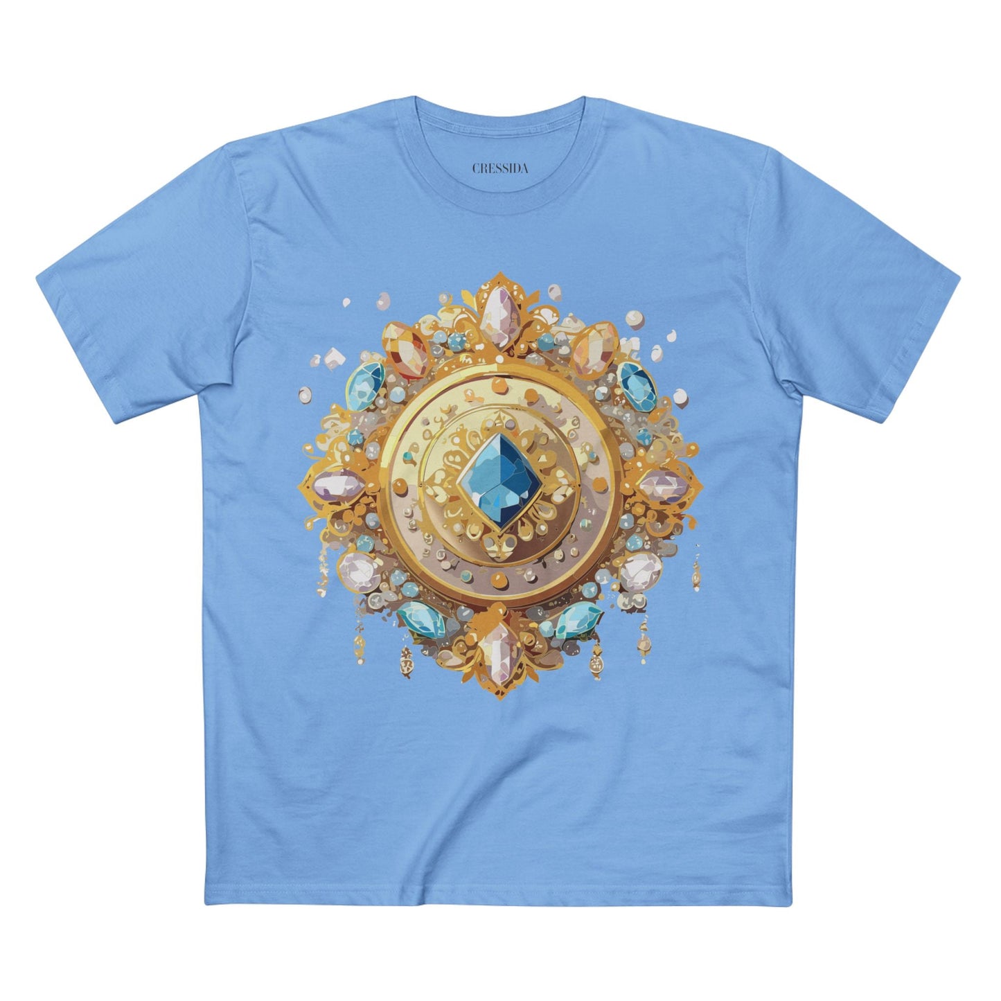 Medallion Graphic T-Shirt Unisex 100 Cotton With Gold Art Design Medal Tee 23