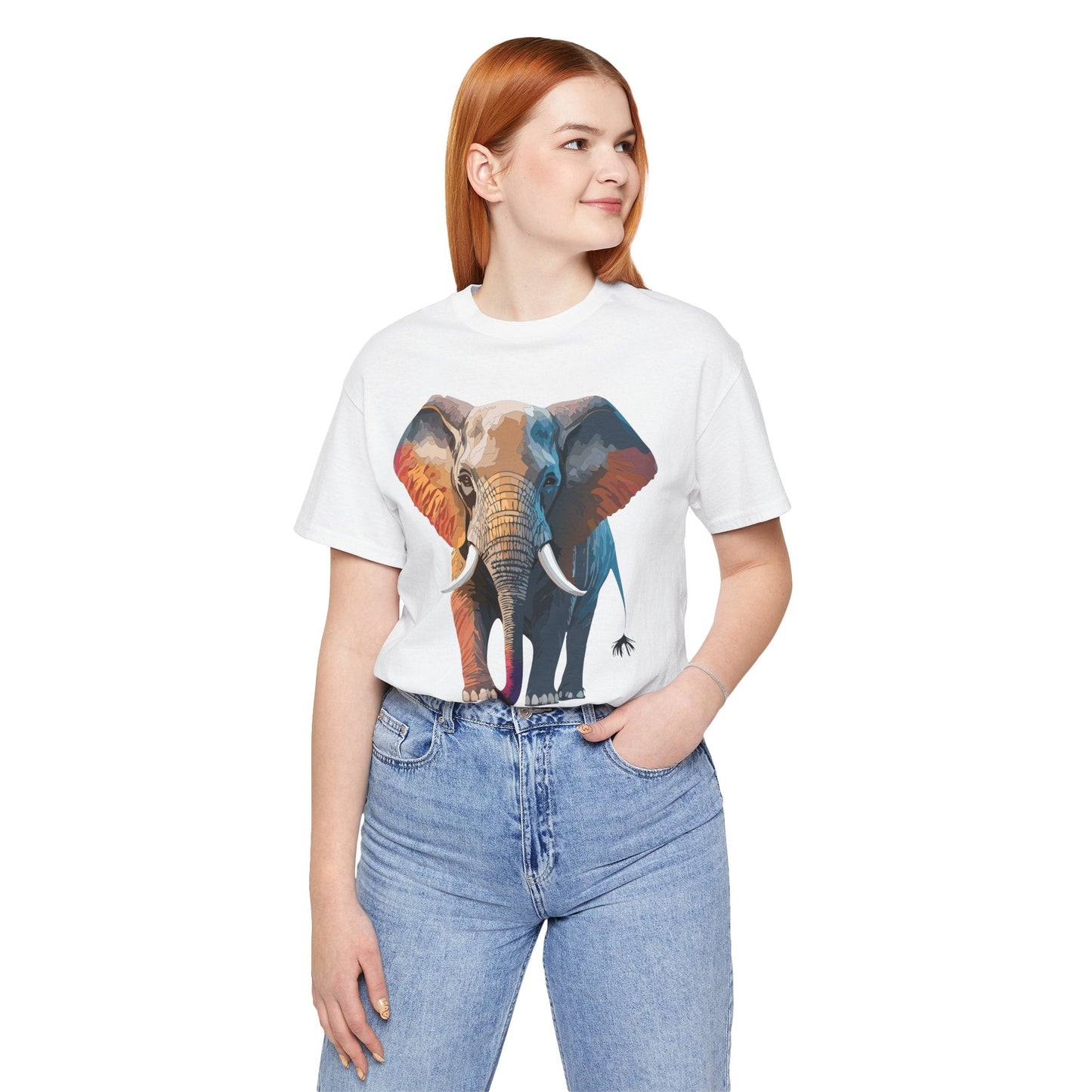 Unisex Animal Shirt With Animals Art Design Graphic Tee Short Sleeve Wild Animals