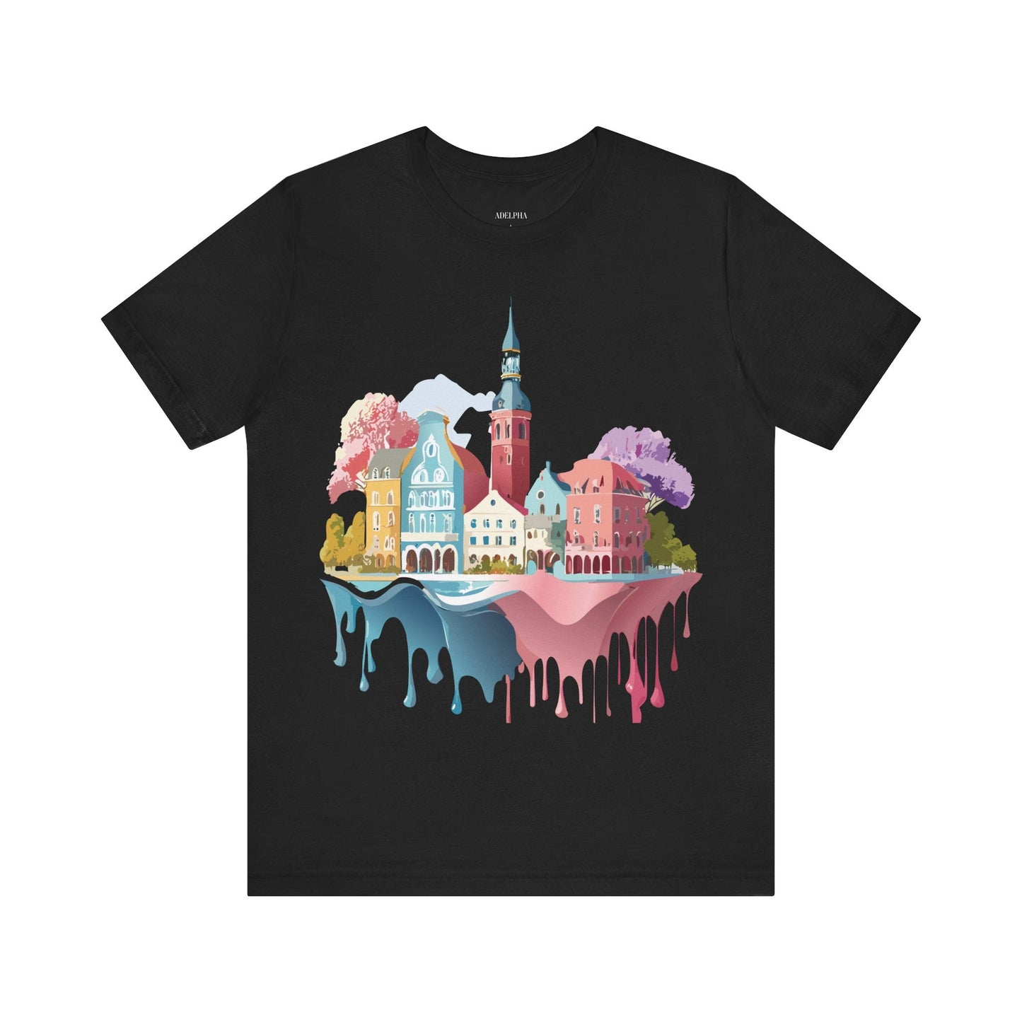 Germany Graphic Tee for Unisex Short Sleeve Shirt by Adelpha Art Design Vintage Inspired