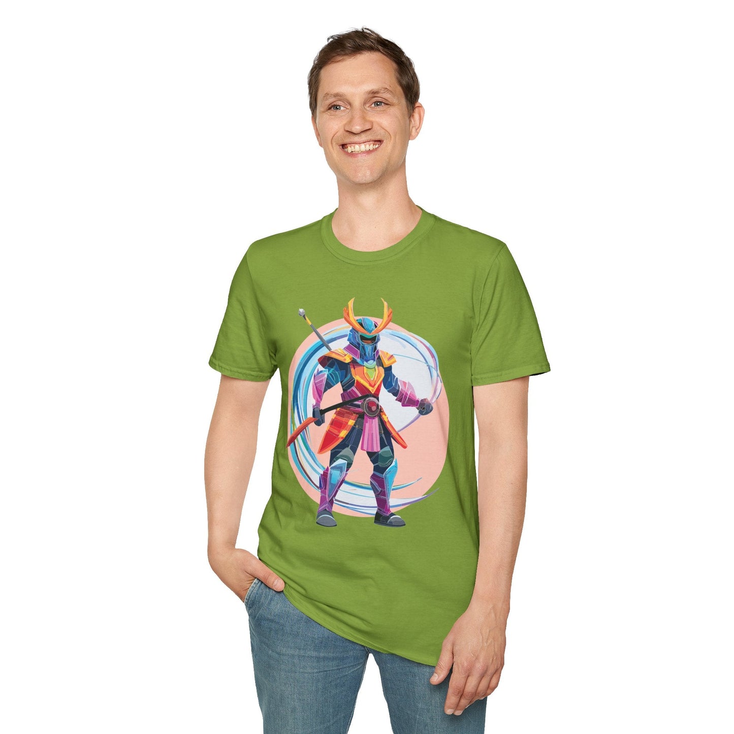 Samurai Shirt Unisex Softstyle T Shirt Gildan 64000 Ring Spun Cotton Tee For Everyday Comfort
