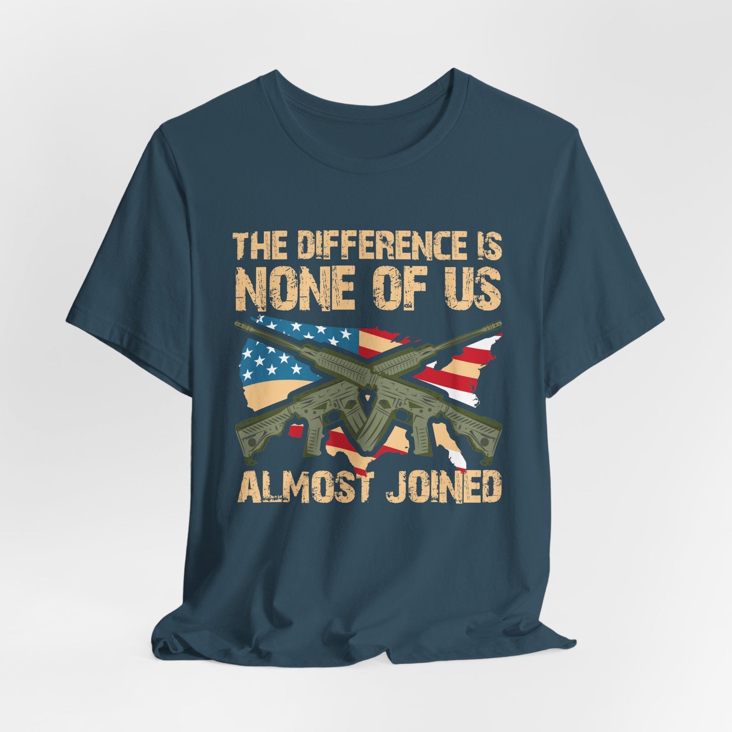 Army Veteran Patriotic Graphic Design Unisex Cotton T-Shirt v18