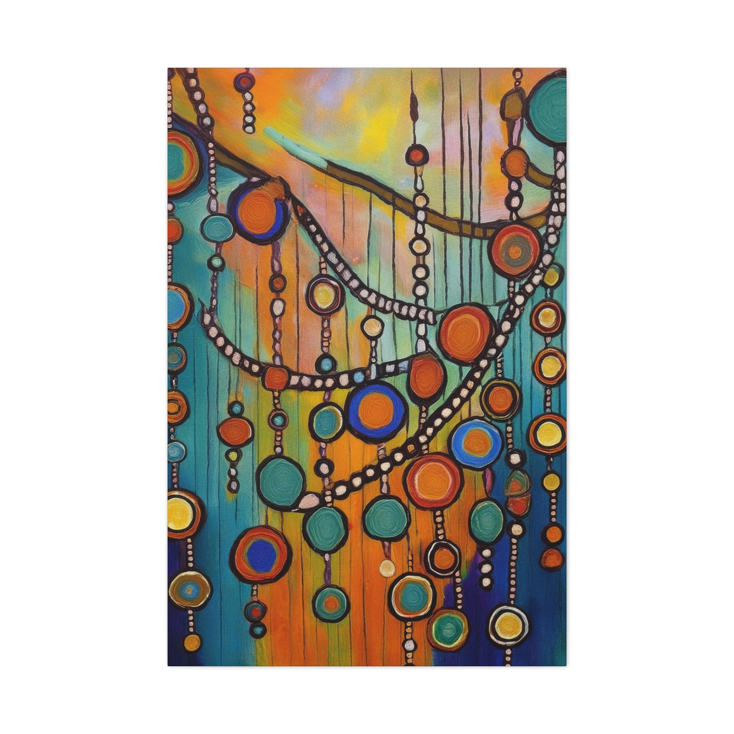 Abstract Oil Painting Print Canvas 20x24,20x30,24x30 24x32,24x36,30x40 32x48,36x48,40x60 Pine-Wood Inner Frame ABS-100