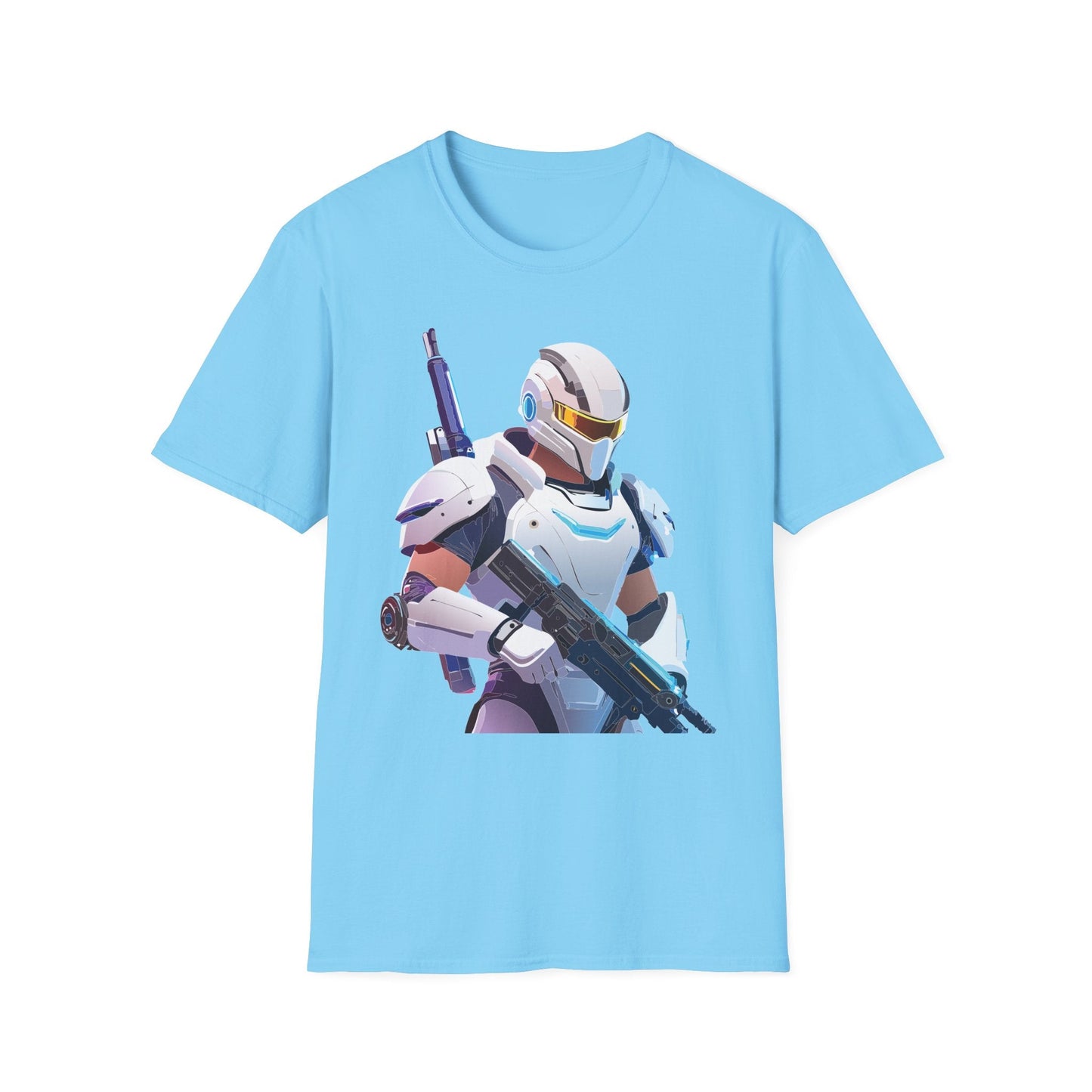 Robocop T Shirt Unisex Softstyle 64000 Gildan 100 Percent Ring Spun Cotton Graphic Tee