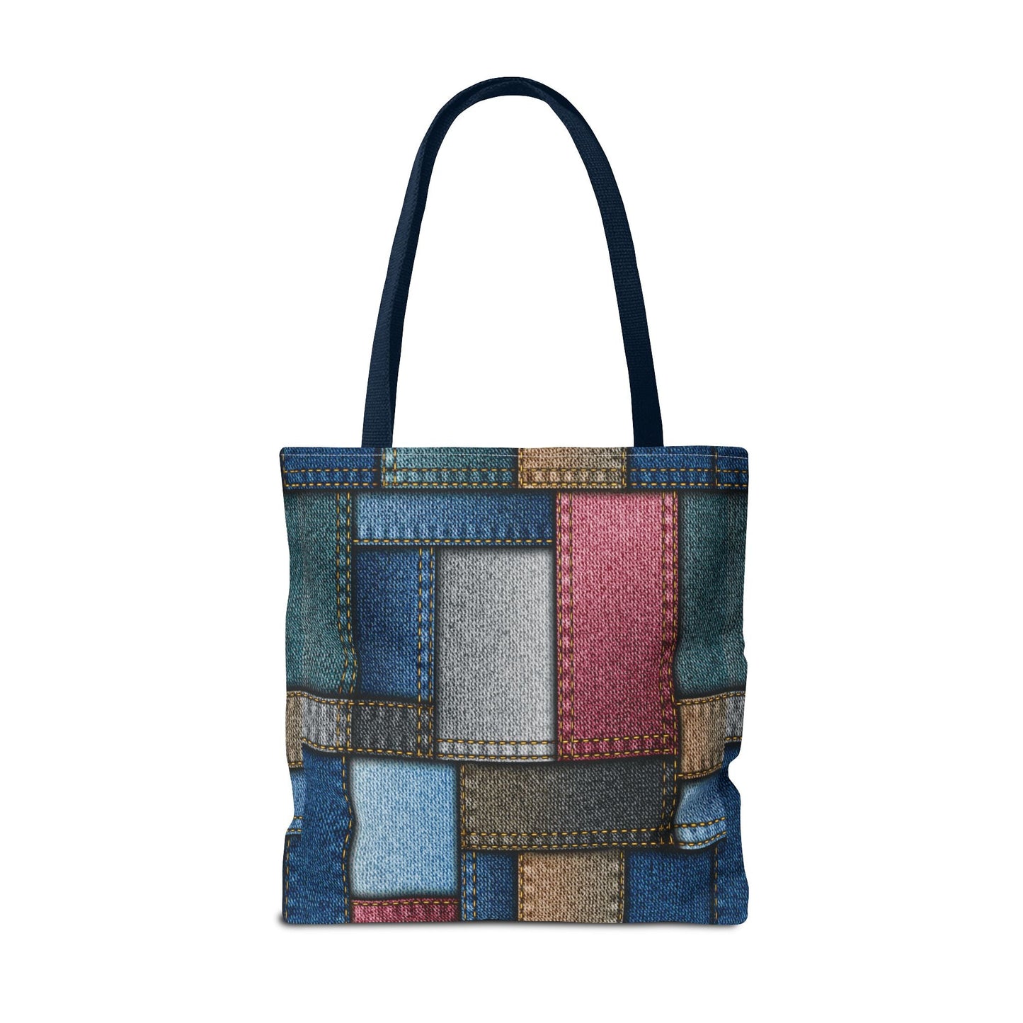 Denim Canvas Bag, Tote Bag Denim Printify