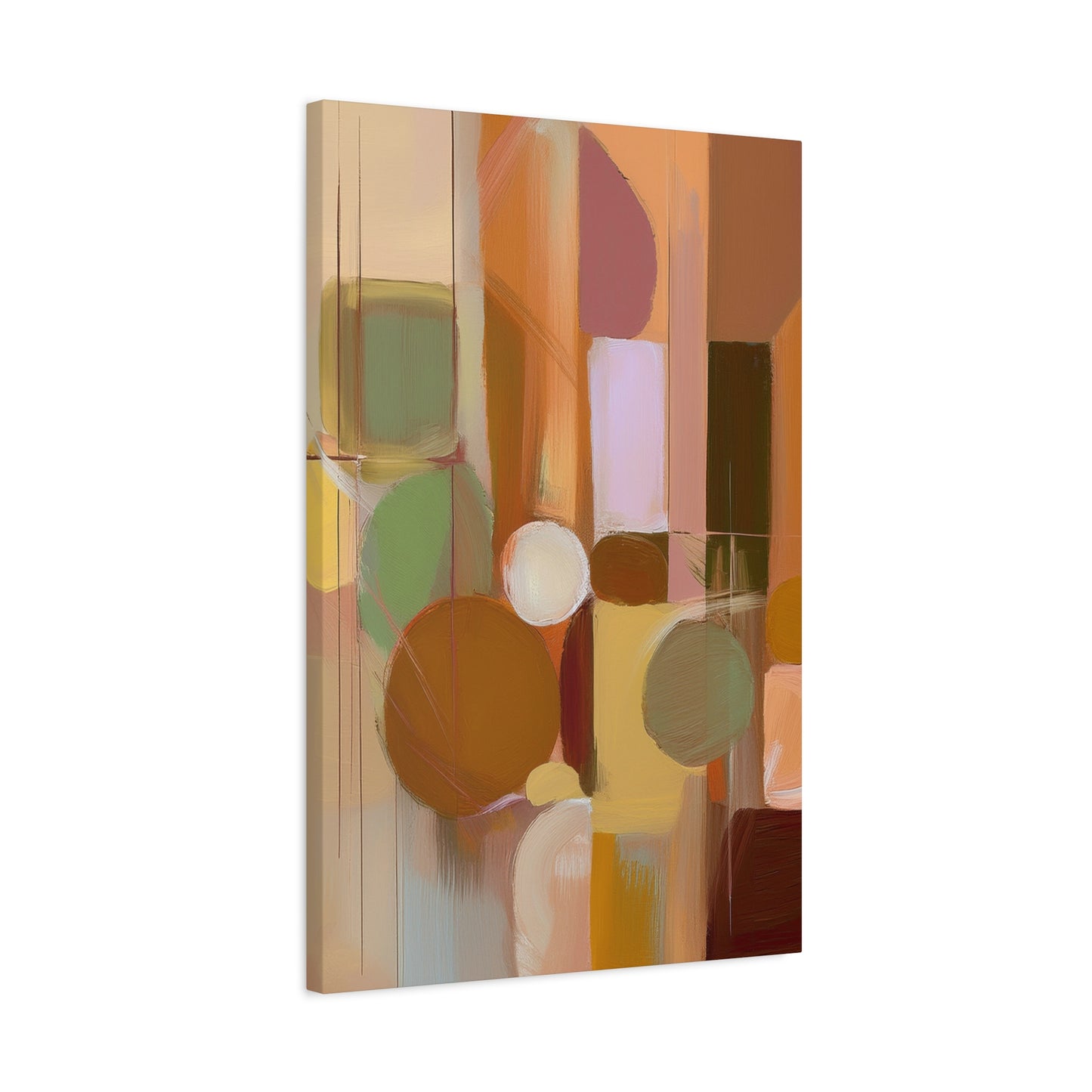 Abstract Geometric Painting Print Canvas 20x24,20x30,24x30 24x32,24x36,30x40 32x48,36x48,40x60 Pine-Wood Inner Frame ABS-53