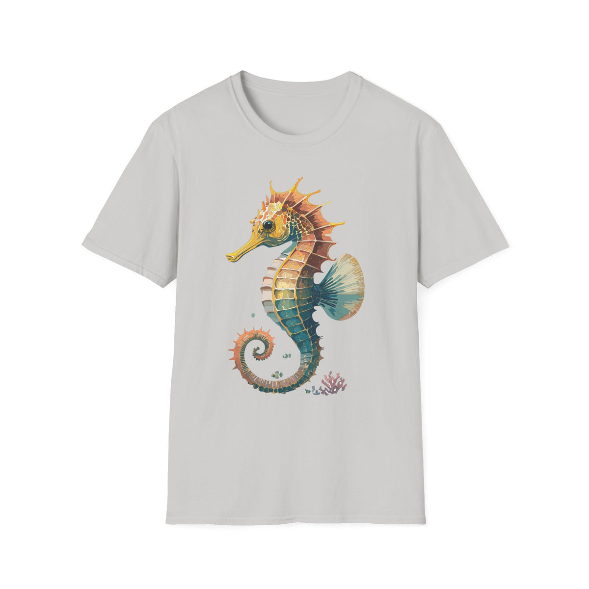 Watercolor Seahorse T-Shirt | Ocean Marine Life Tee