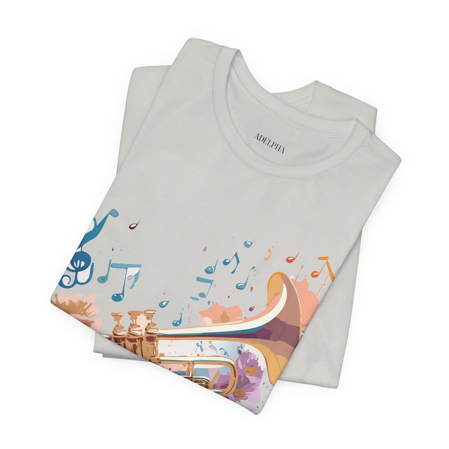 Music Graphic T Shirt Unisex Vintage Inspired Art Tee Adelpha Short Sleeve Design