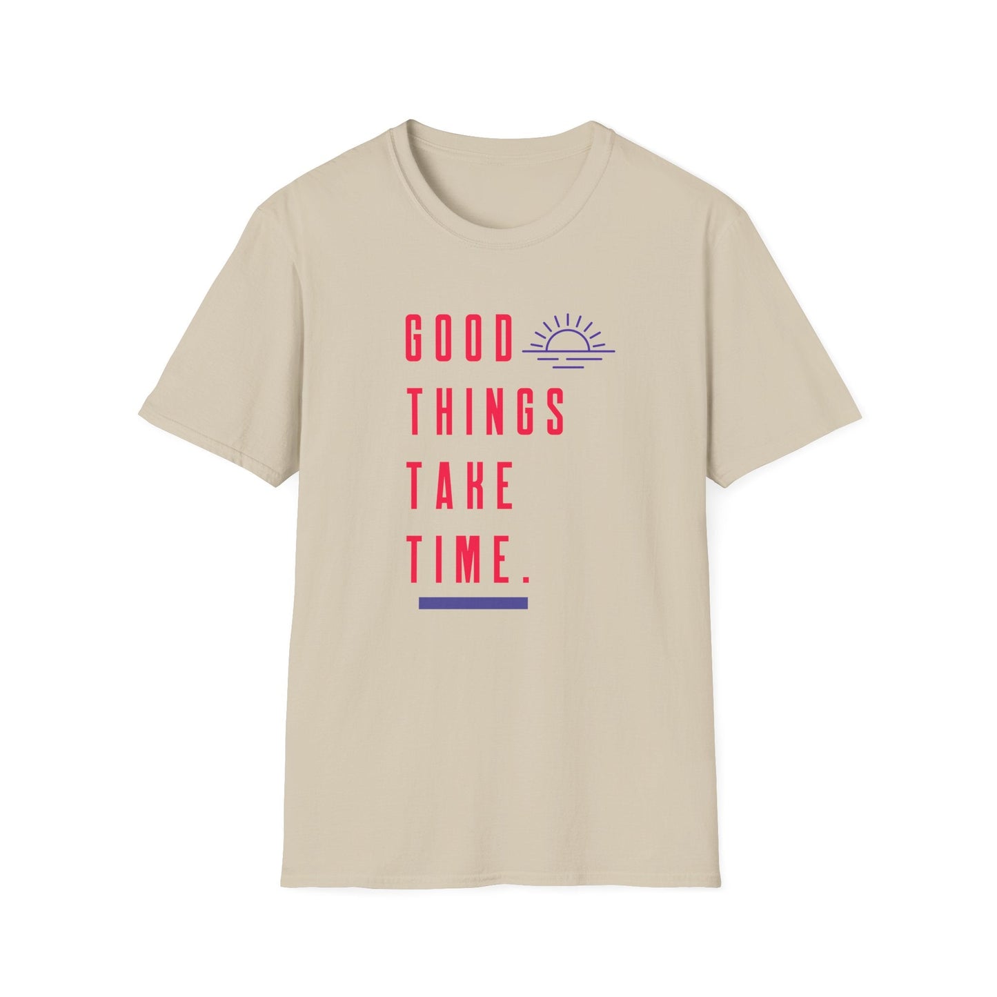 Positive Slogan T Shirt Unisex Gildan Softstyle 64000 Ring Spun Cotton Tee With Positive Words