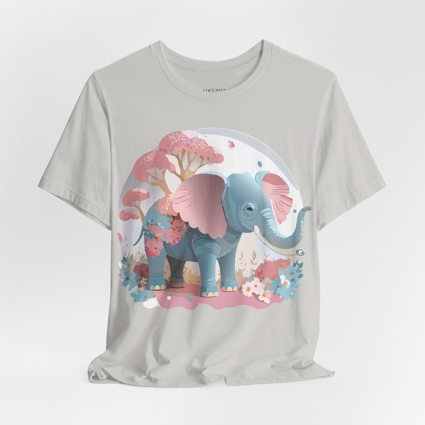 Elephant Graphic Unisex 100 Cotton Jersey Vintage Art Design Tee 17