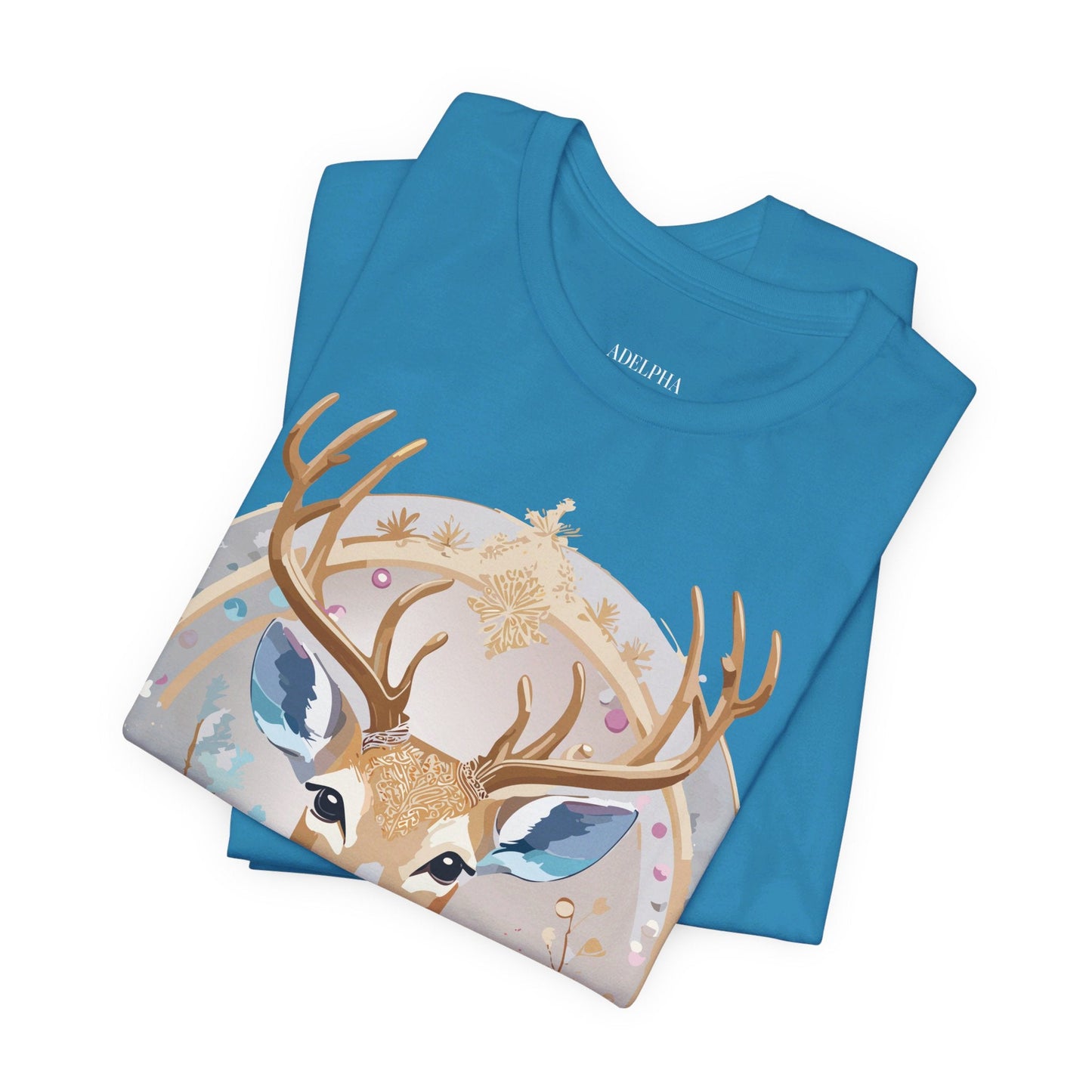 Adelpha Medallion Graphic Tee Unisex Short Sleeve Jersey Shirt Premium Vintage Inspired Artwork