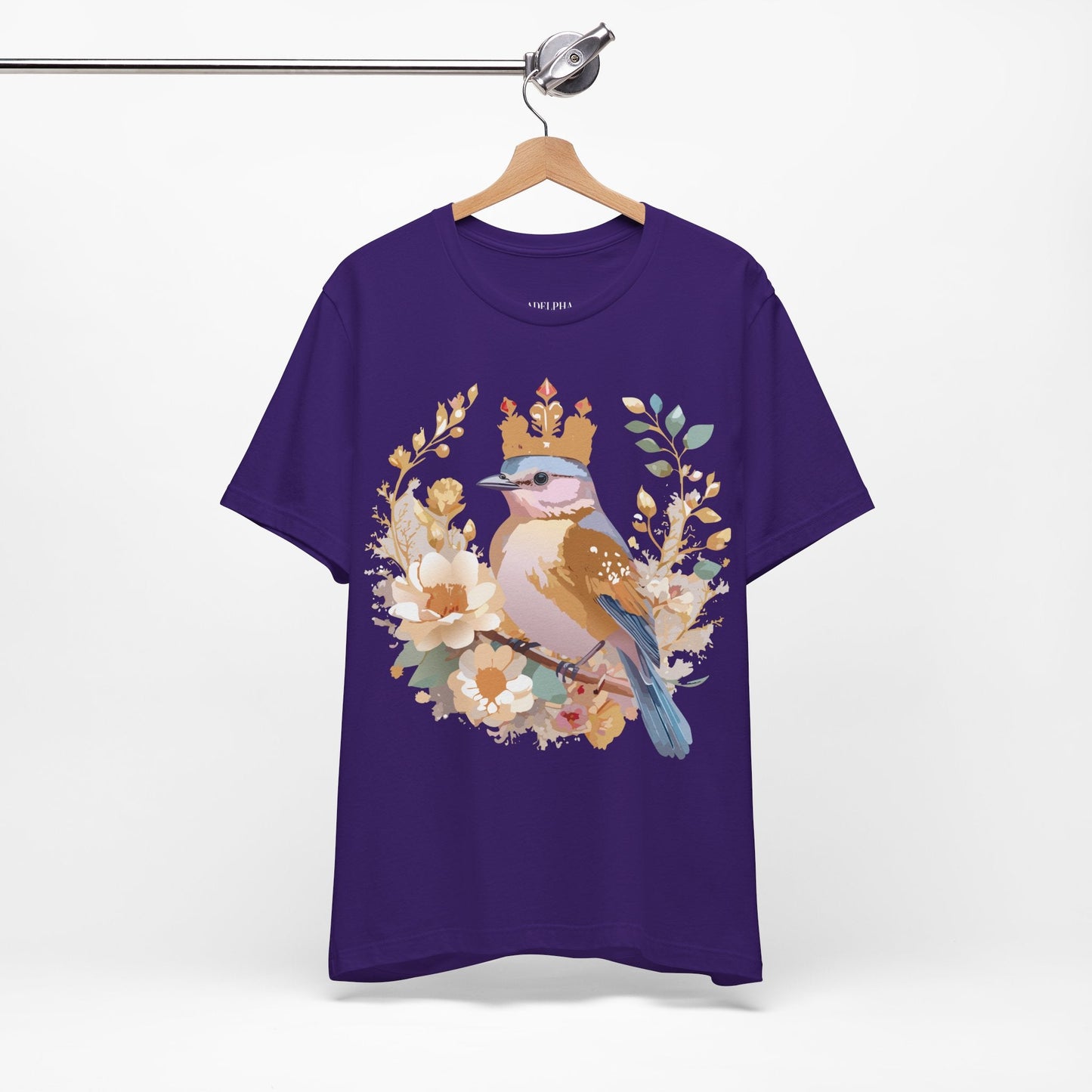 Medallion Graphic Tee Unisex Art Design Adelpha Vintage Inspired Short Sleeve Tee