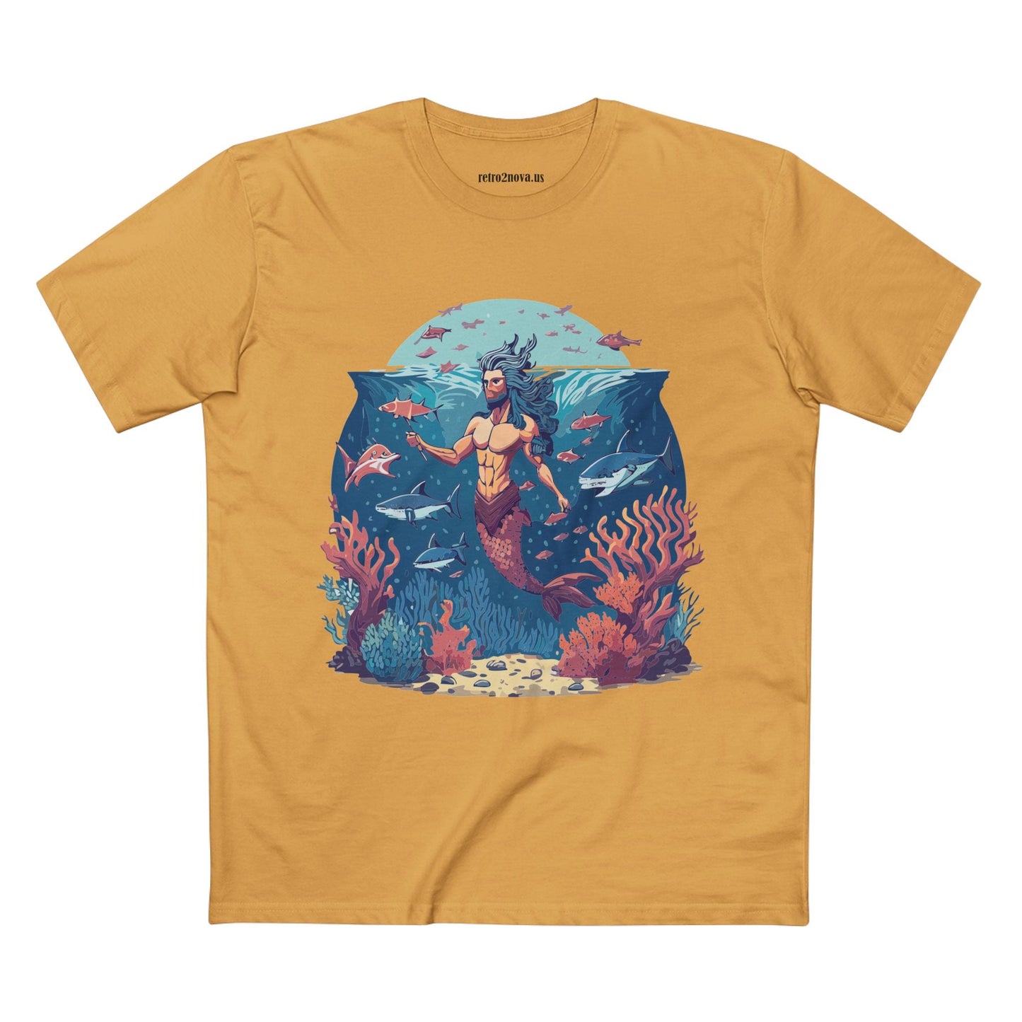 Ocean Shirt Ocean Pacific OP20 Unisex Premium Cotton Tee With Original Art Design Retro2Nova