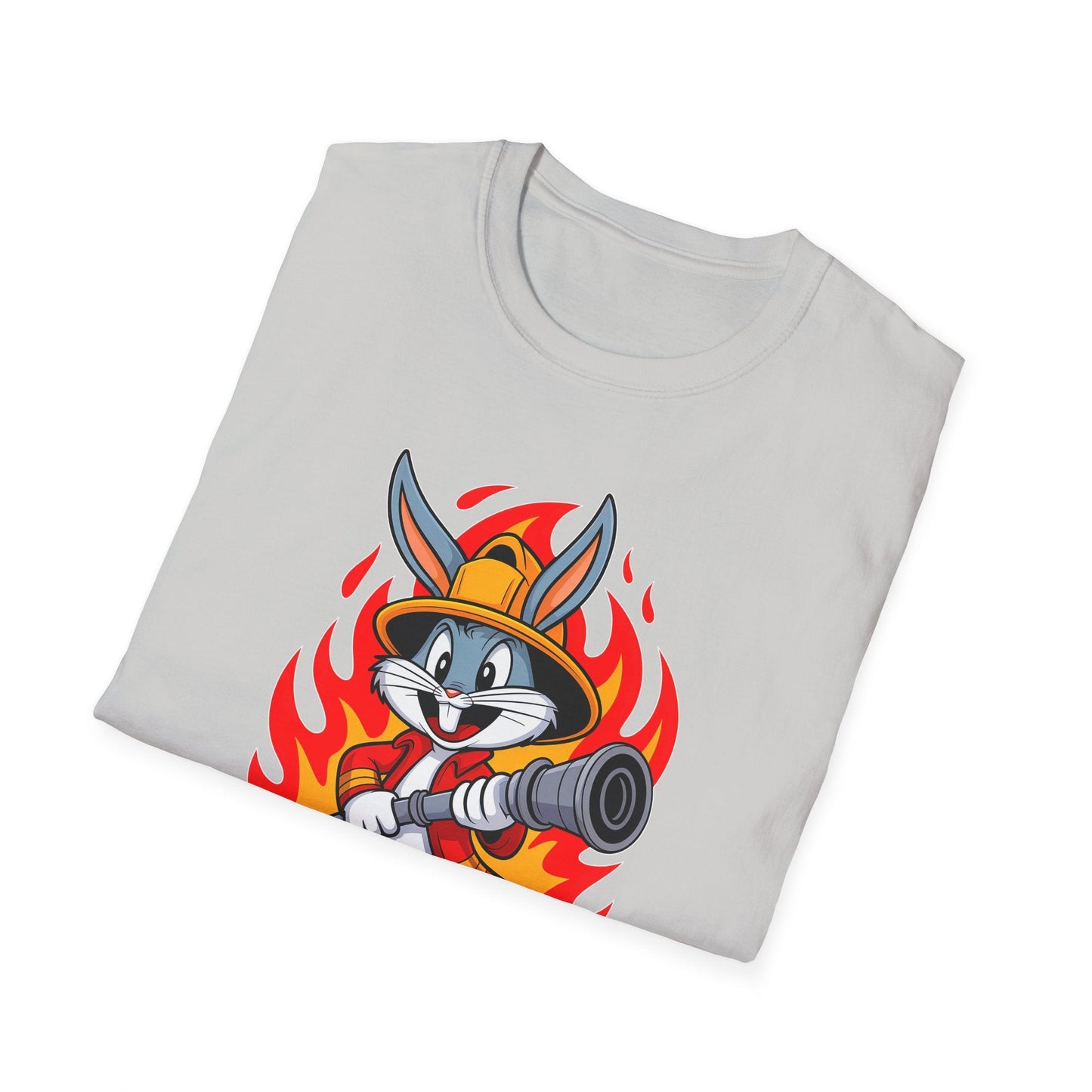 Bugs Bunny T Shirt Unisex Cartoon Graphic Tee 100 Percent Ring Spun Cotton Softstyle