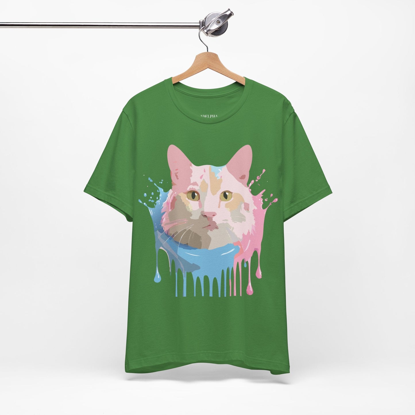 Cat Graphic Tee Unisex Shirt With Vintage Artwork From Adelpha