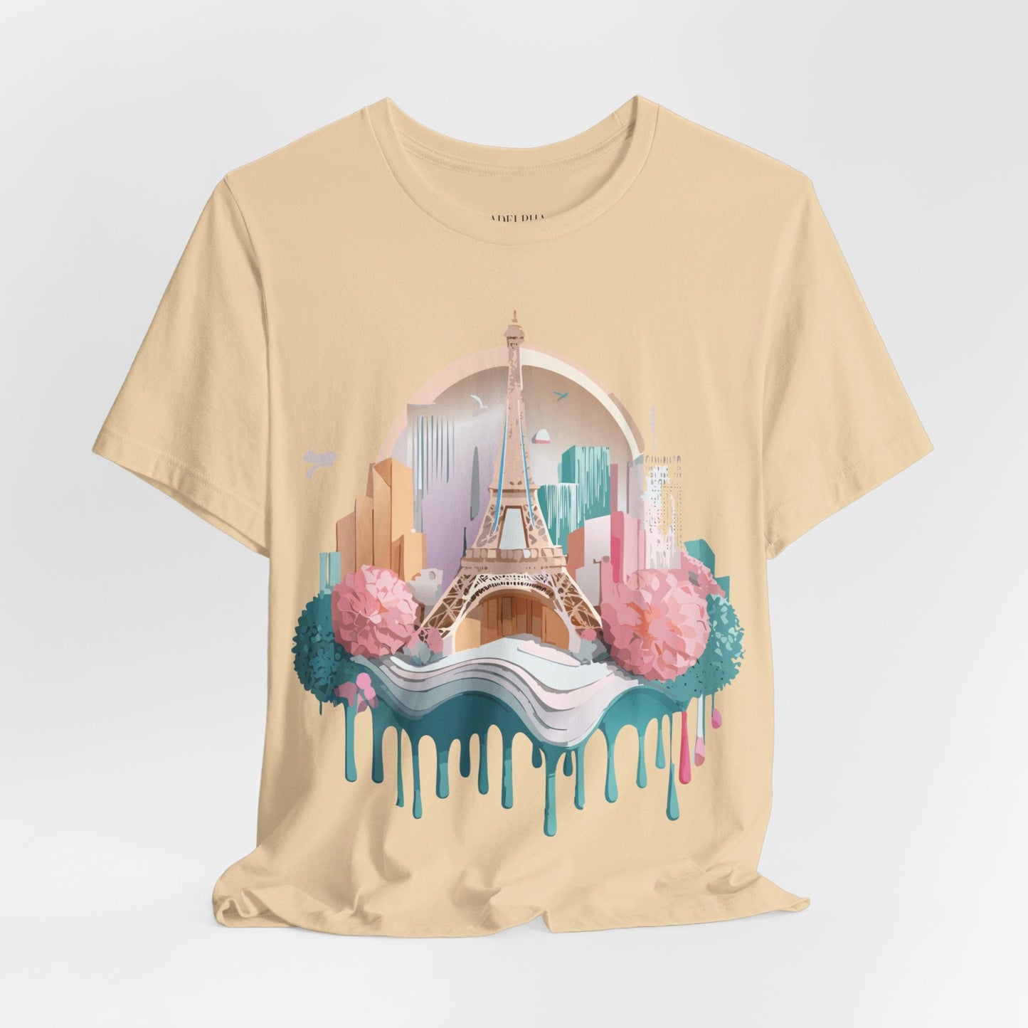 Paris Tourist Shirt Unisex Graphic Tee With Vintage Adelpha Artwork And Travel Style