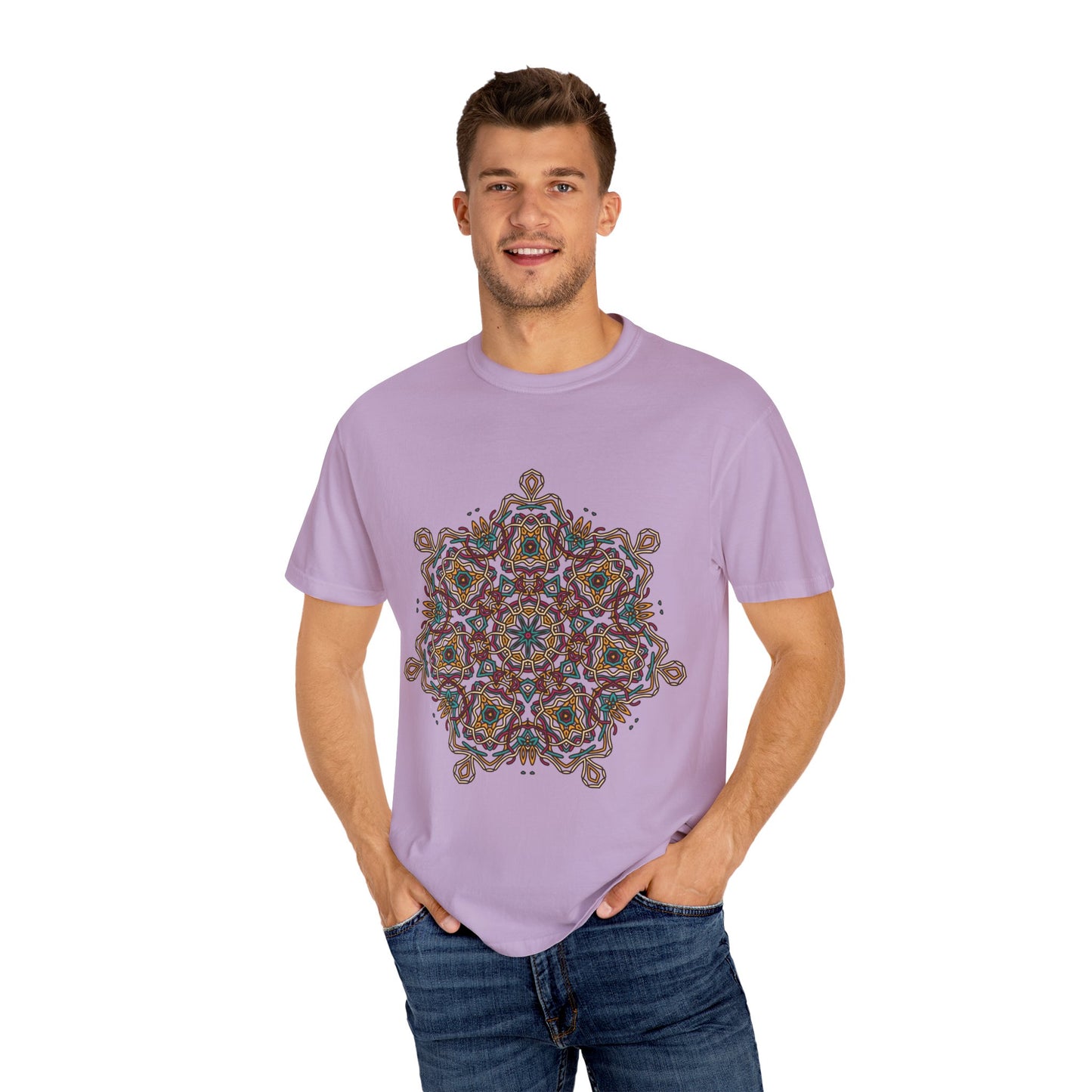 Unisex T-shirt with abstract print