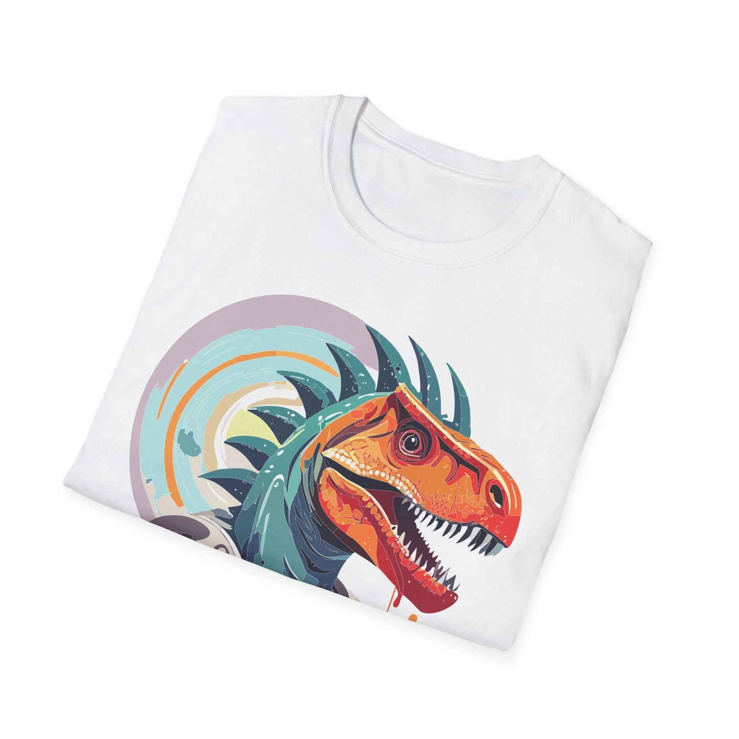 Unisex Gildan Softstyle 64000 Alien T Shirt With Cosmos Space Alien Art Graphic Tee